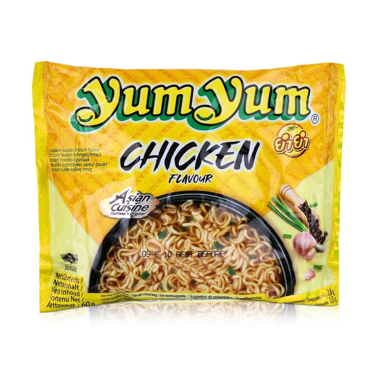 YumYum Instant Nudelsuppen Set Ente - Rind - Huhn 30 x 60g - Image 4