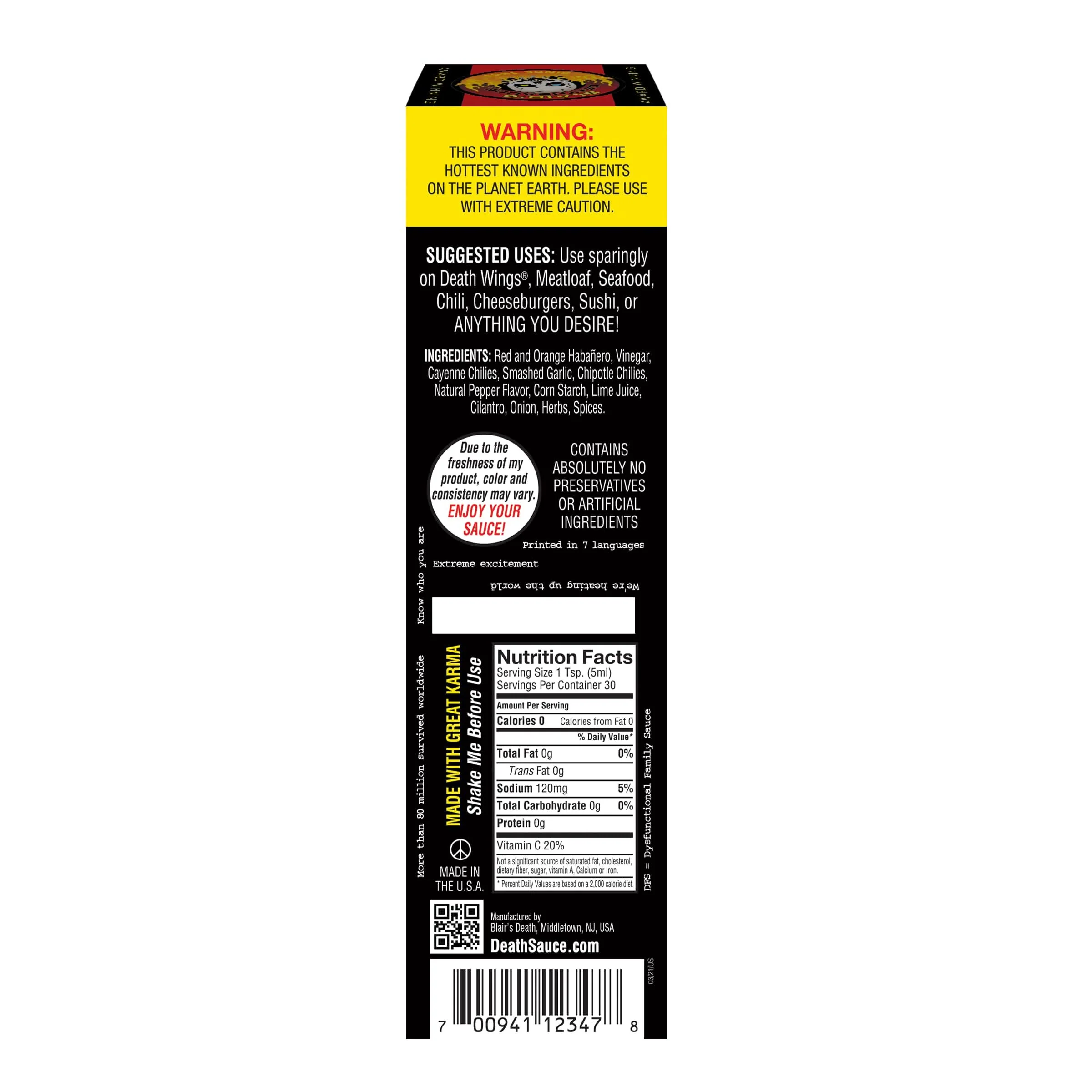Blair's After Death Sauce 150ml - Image 6