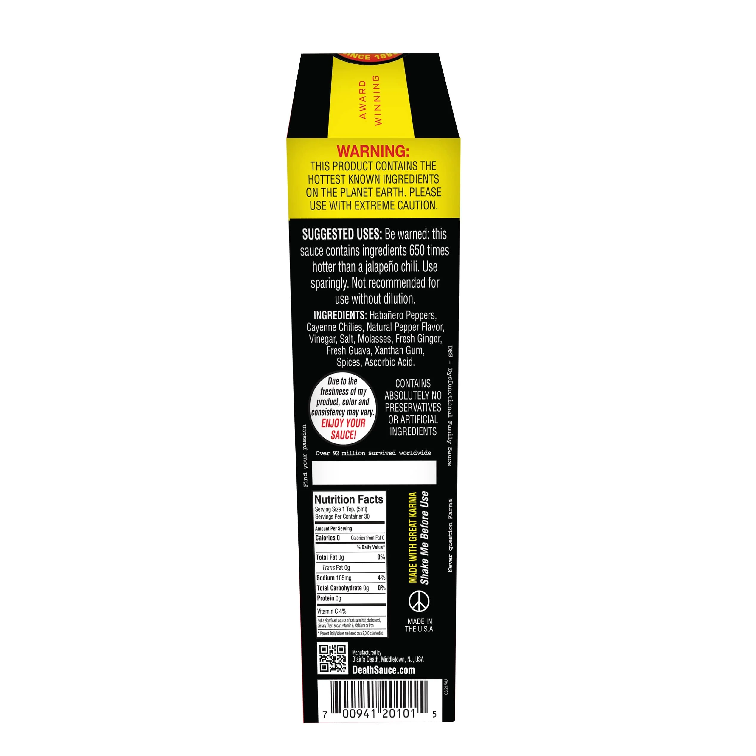 Blair's Death Sauce- Mega Death XXX 150ml - Image 4