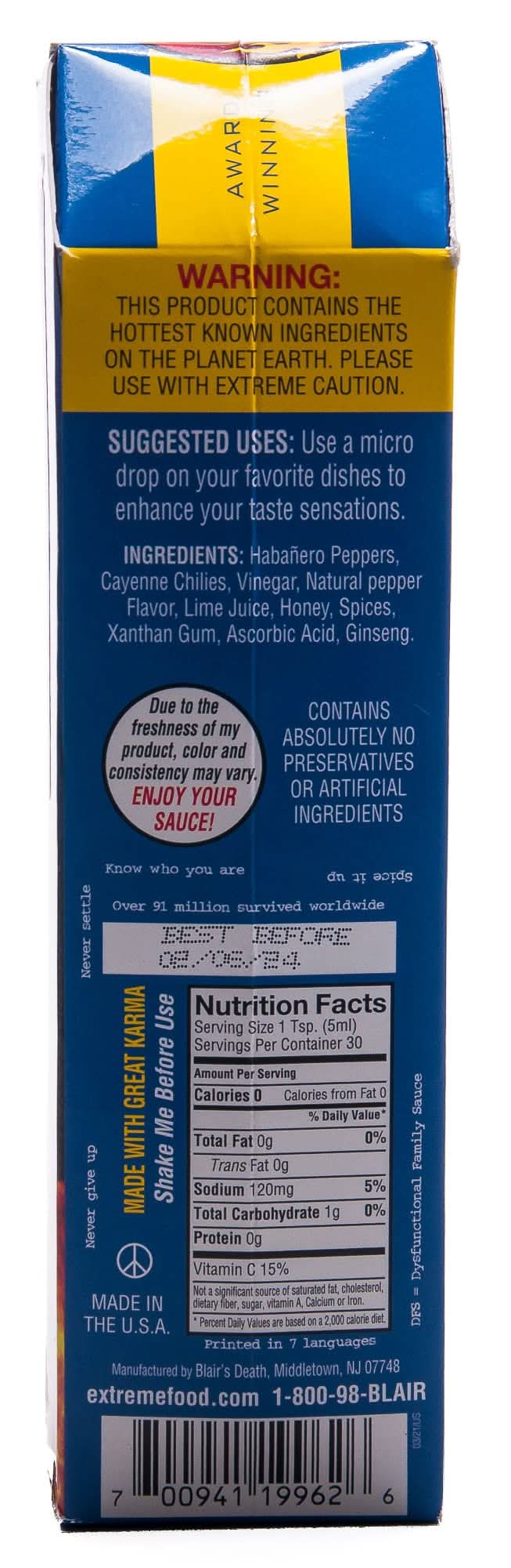 Blair's Sudden Death Sauce 150ml - Image 4
