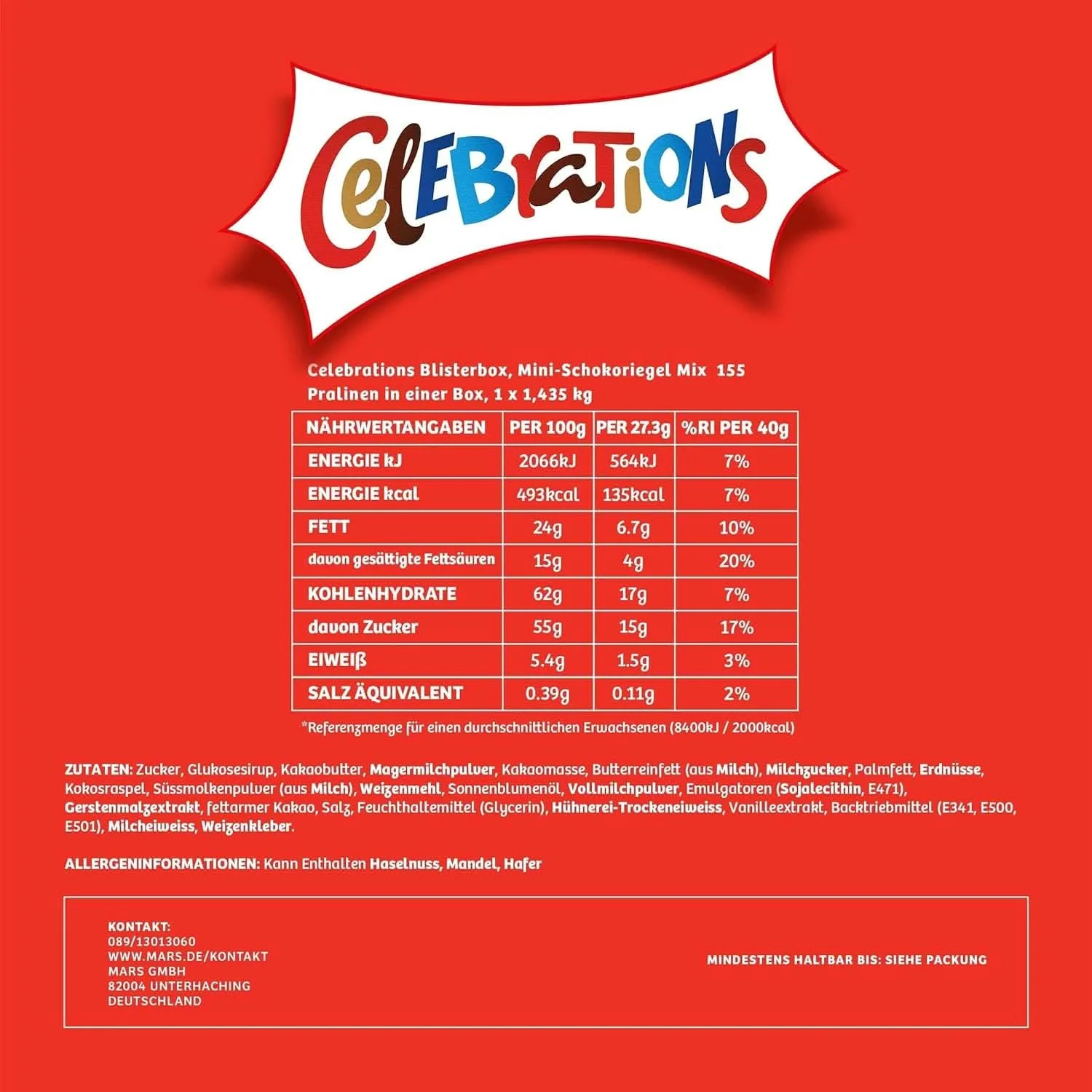 CELEBRATIONS | Mini-Schokoriegeln | Maltesers, Galaxy, Snickers & mehr | 1,435kg - Image 6