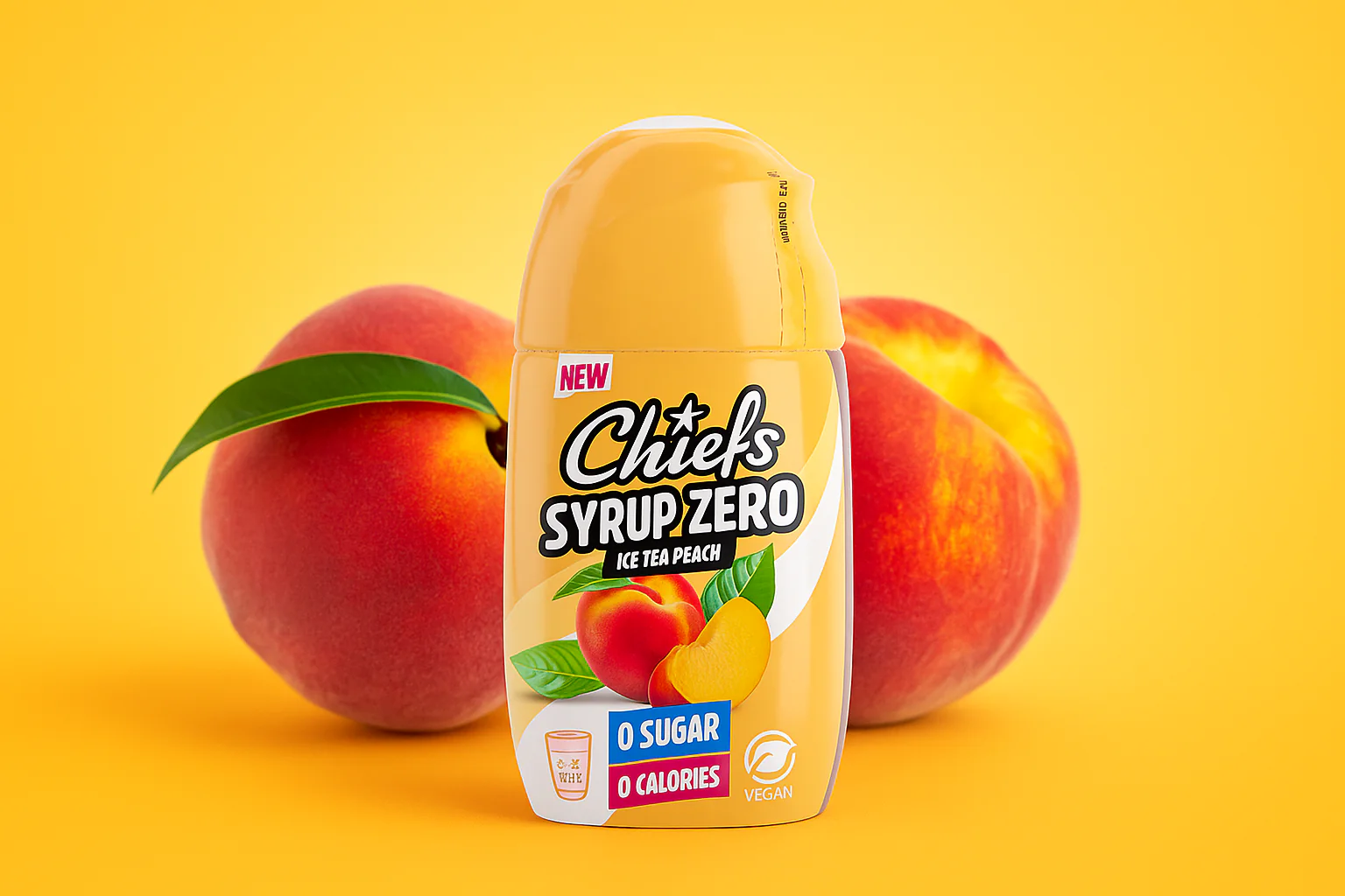 Chiefs Sirup Zero Ice Tea Peach 65ml - Image 3