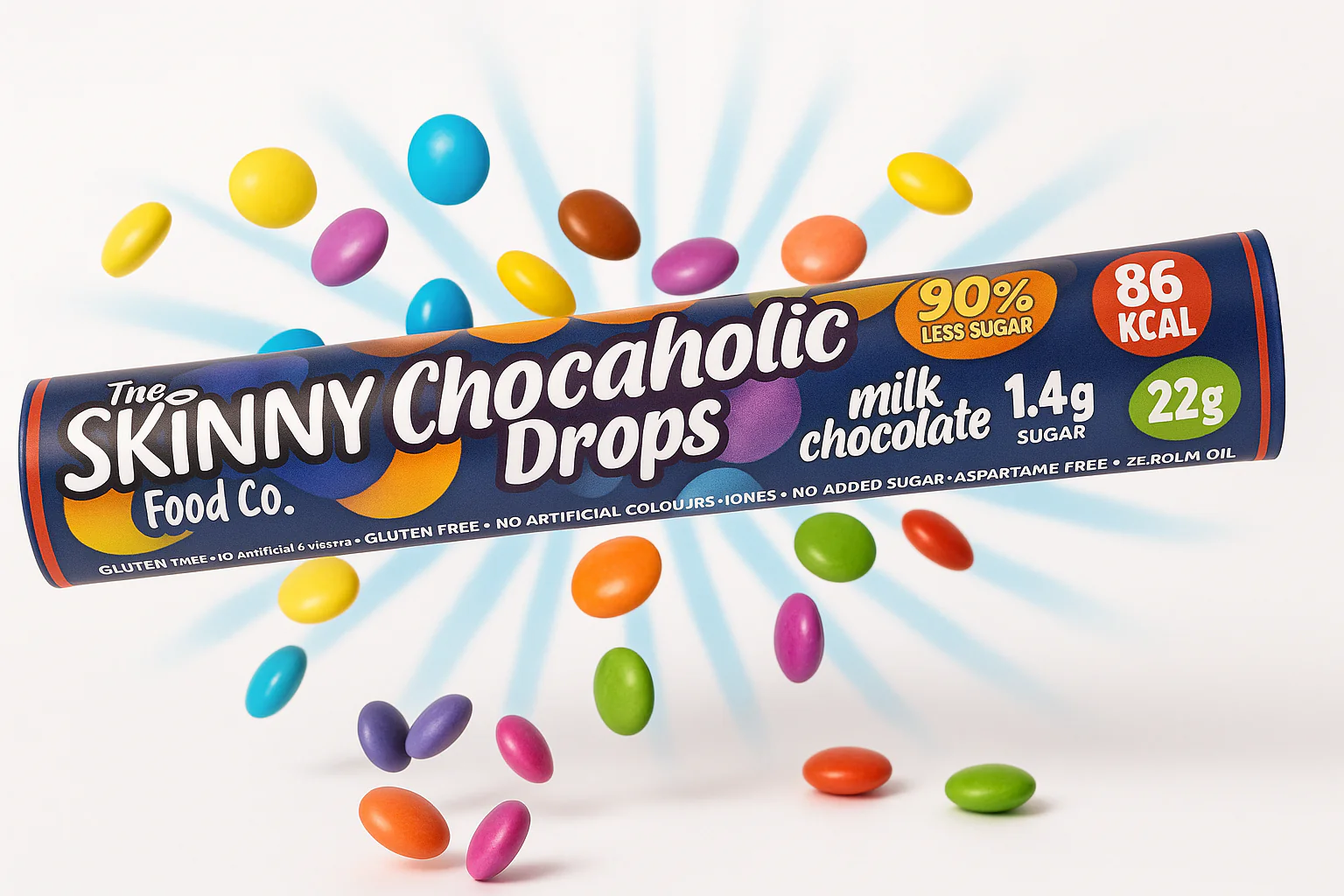 Chocaholic Drops - zuckerfreie Schokolinsen 22g - Image 2