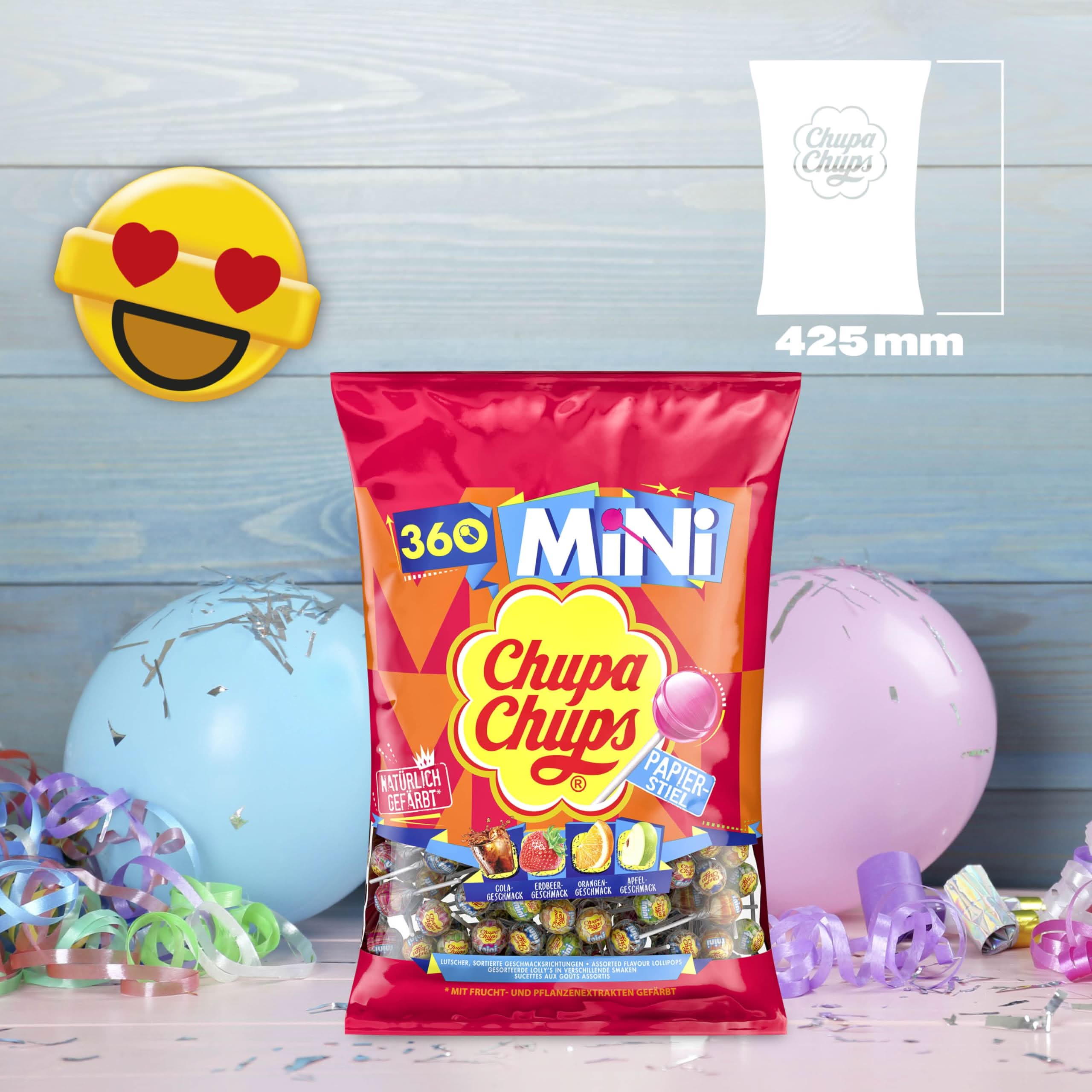 Chupa Chups Mini Classic Lutscher-Beutel, 360 x 6g - Image 3