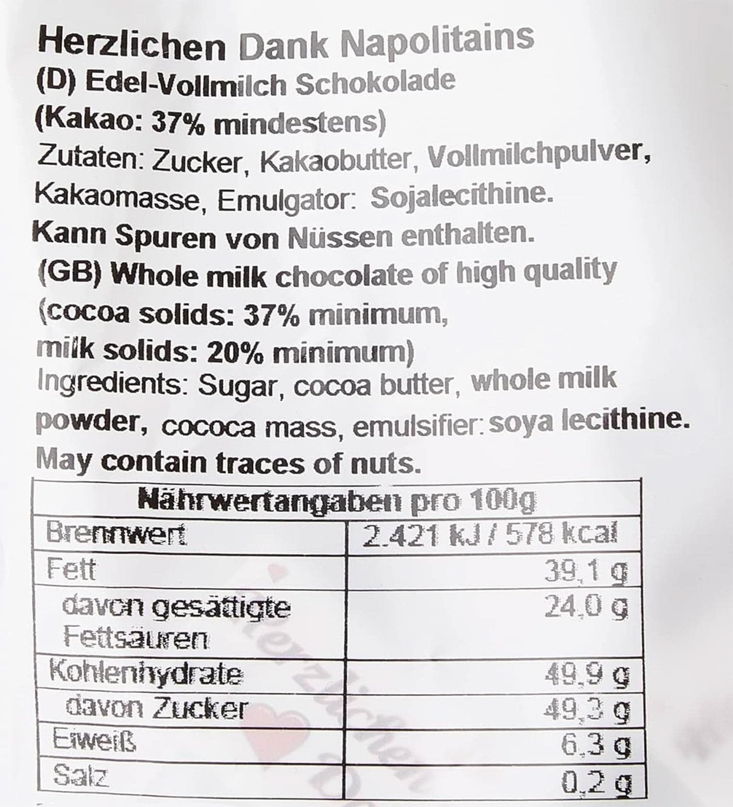 Confiserie Heidel Heidel Danke Naps 240g - Image 4