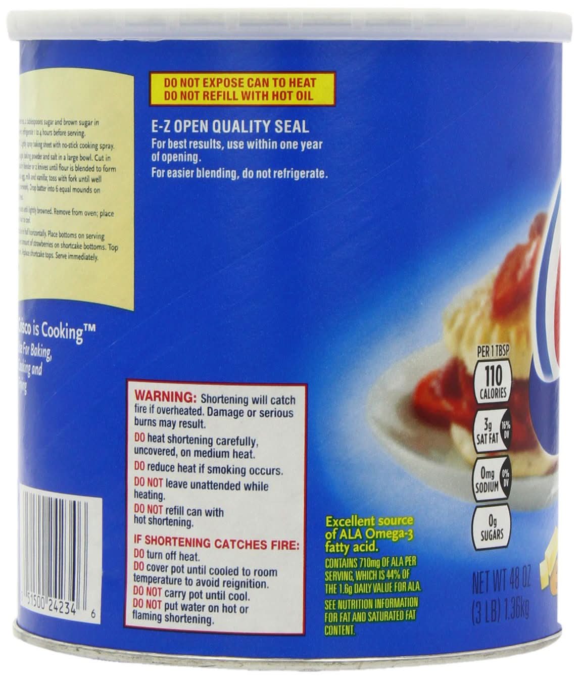 Crisco All-Vegetable Shortening 1.36 kg - Image 5