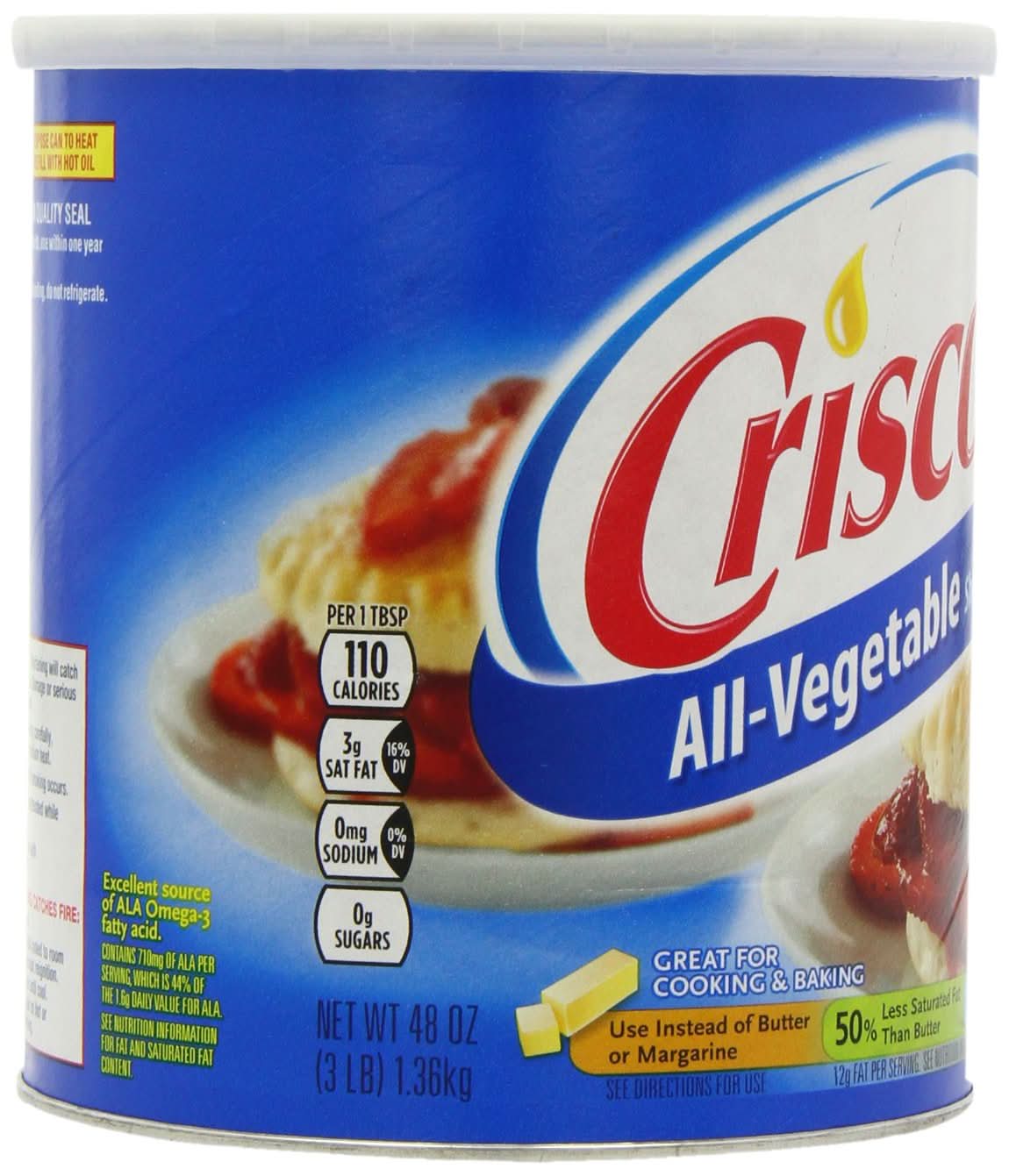 Crisco All-Vegetable Shortening 1.36 kg - Image 6