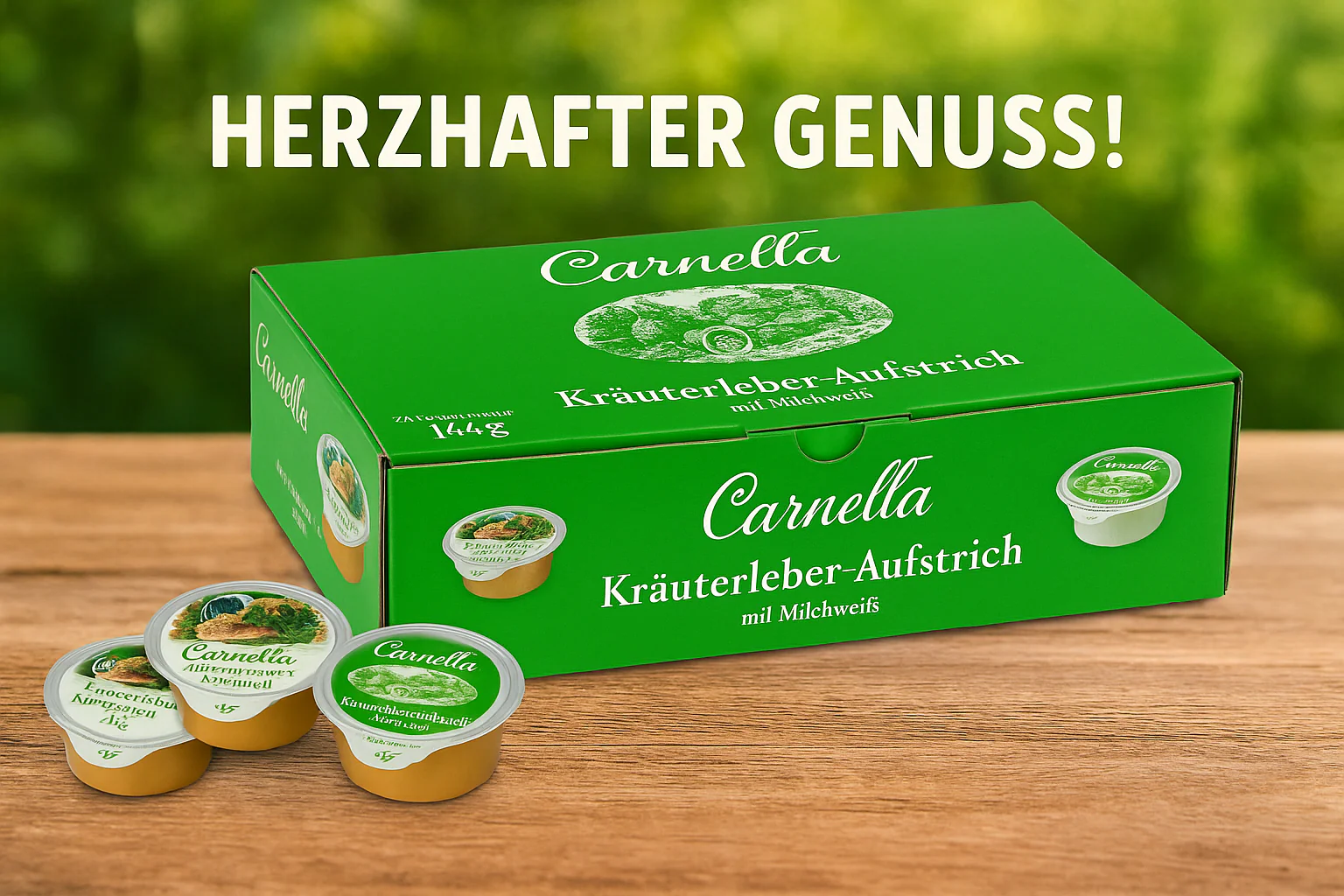 Carnella Kräuter Leberaufstrich 60 x 24 g - Image 4