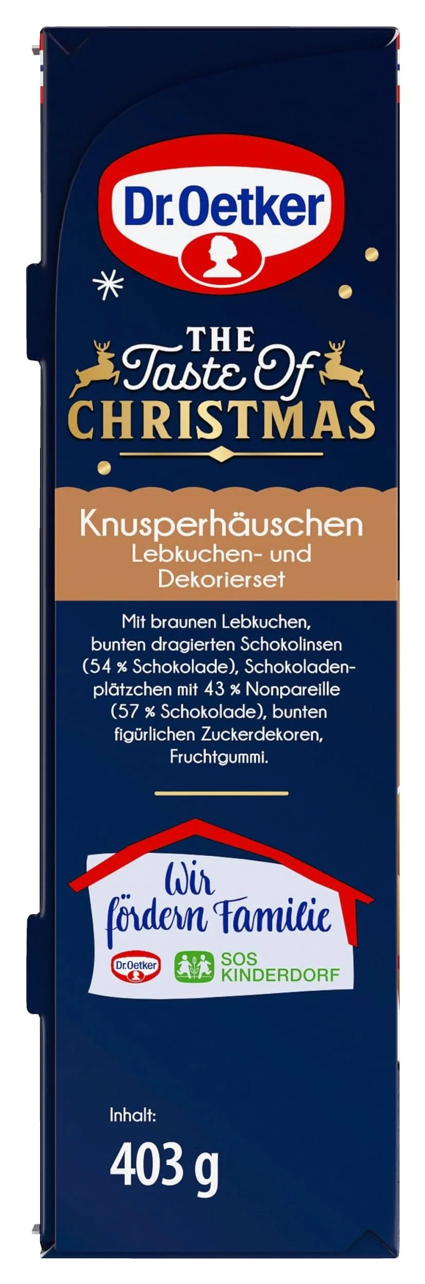 Dr.Oetker Knusper-Häuschen, Lebkuchenhaus Dekorierset zum Basteln, Knusperhaus für die Weihnachtszeit - 403g - Image 8