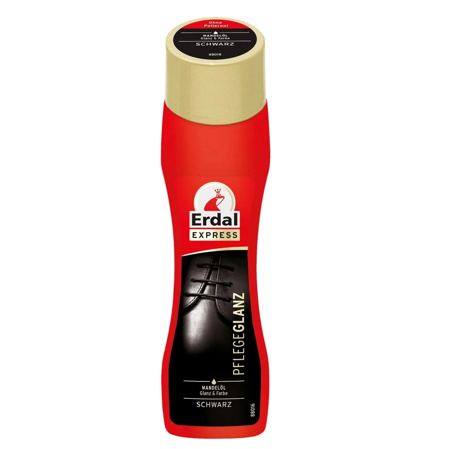 Erdal 2x Express Pflegeglanz Alle Farben & Schwarz Schuhcreme Mandelöl frischt - Image 4