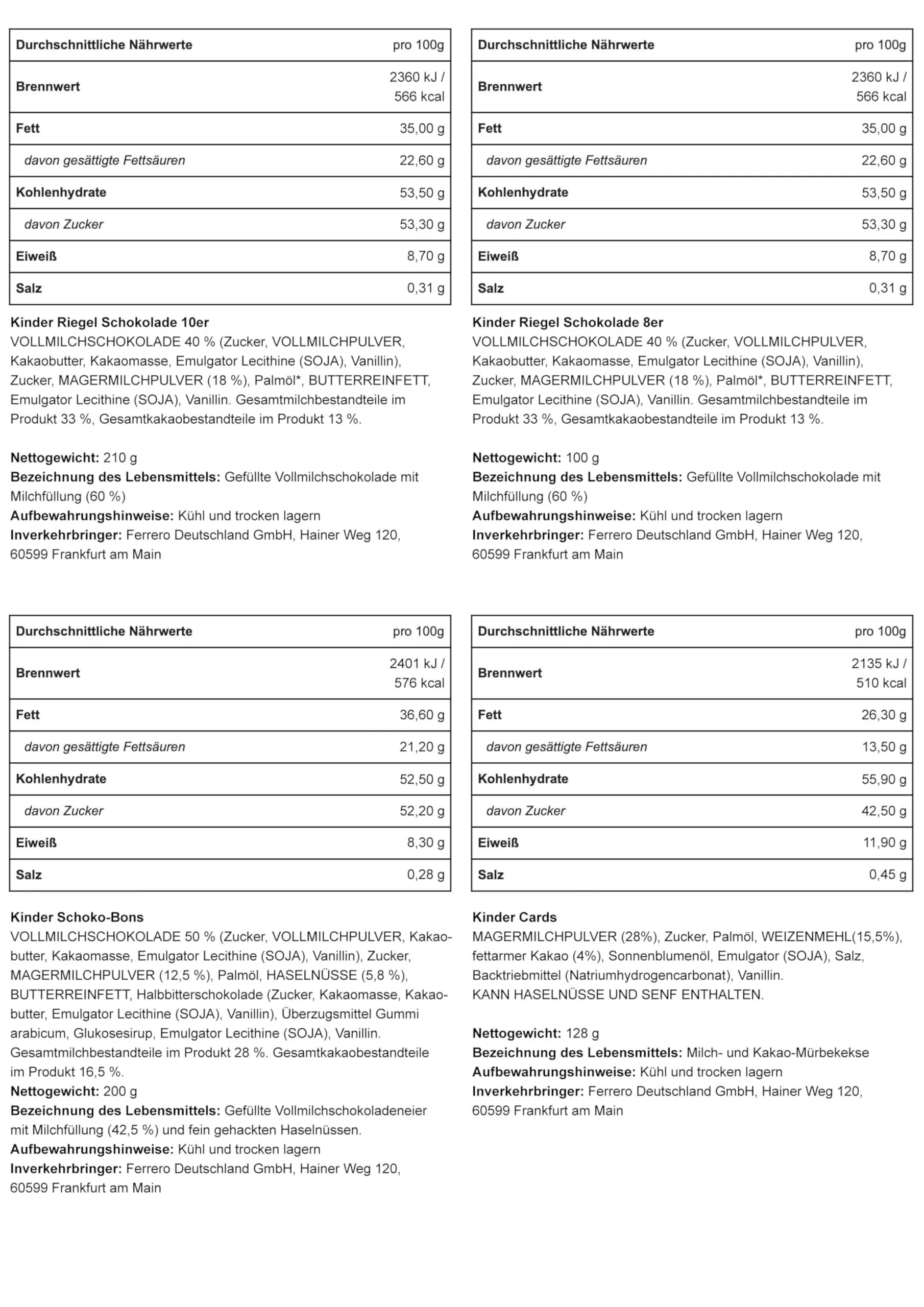 Ferrero Kinderschokolade Probier-Box | Mit Kinder Bueno, Kinderriegel, Schokobons 1200g - Image 8