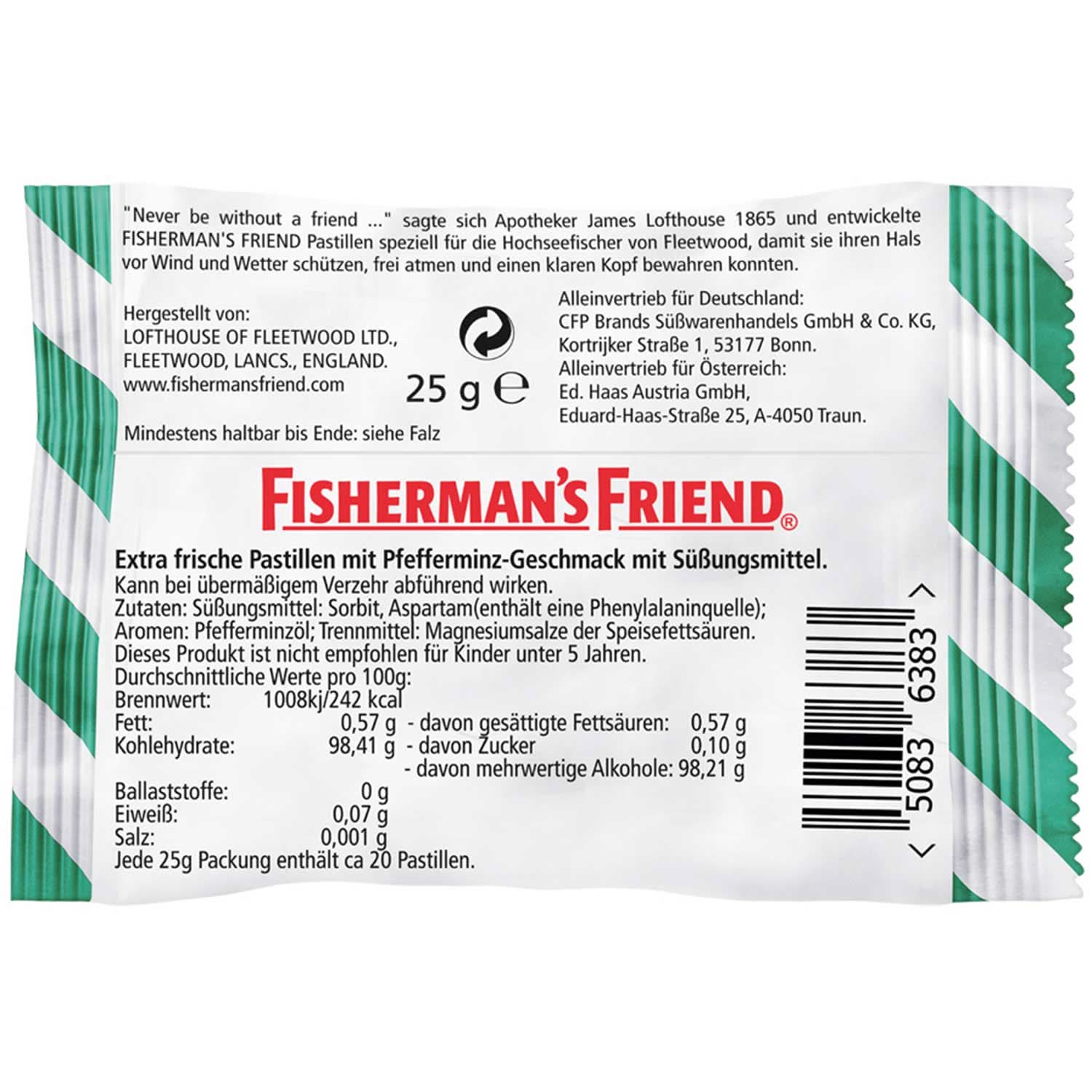 Fisherman's Friend Mint ohne Zucker 24 x 25g - Image 3