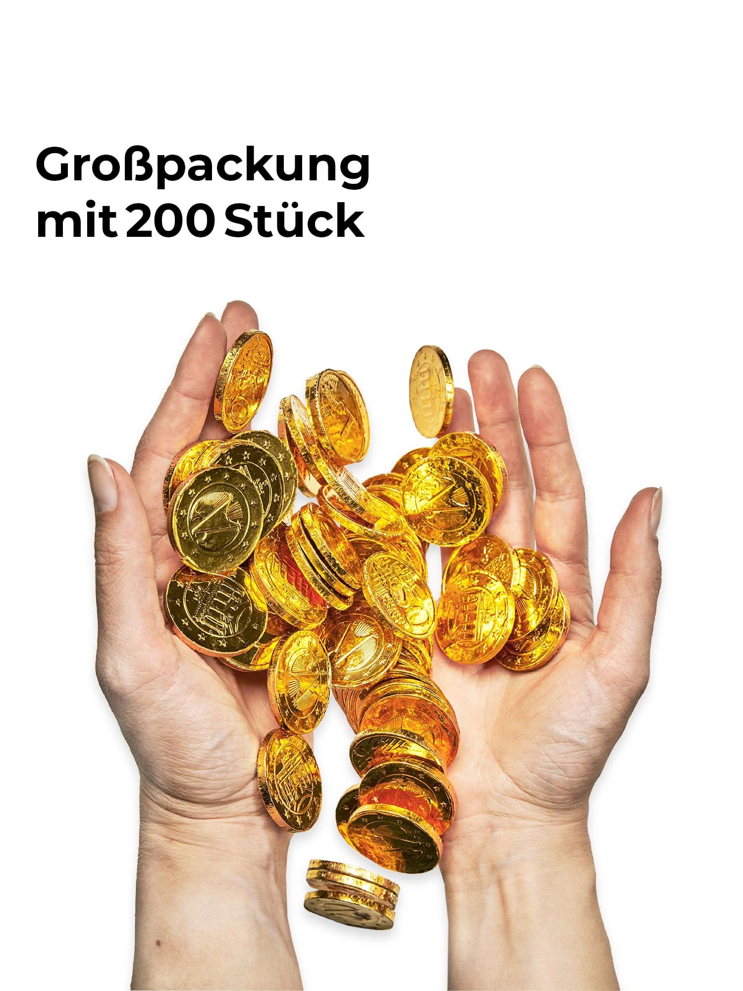 Schoko-Goldtaler 200 Stück – ideal für Schatzsuchen & Karneval - Image 7
