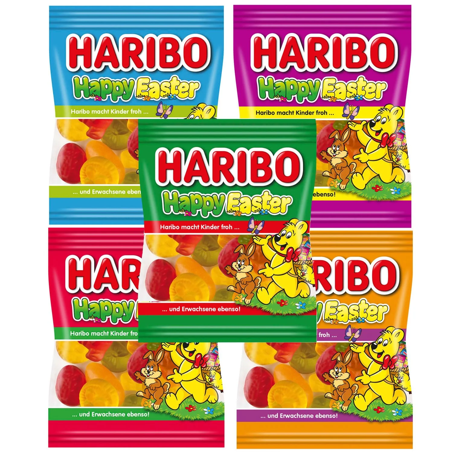 Haribo Happy Easter Oster-Fruchtgummi 100 Beutel 1kg - Image 3