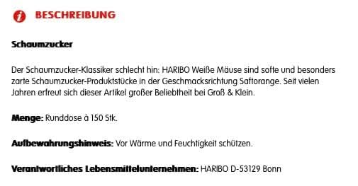 HARIBO Weiße Mäuse 150 Stück - Image 3
