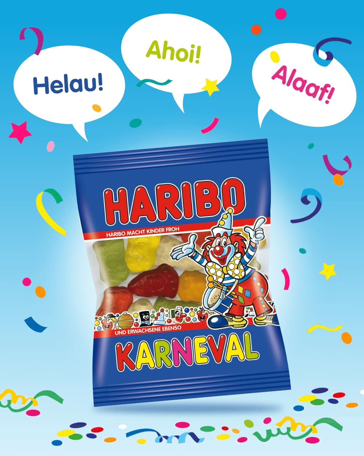 Haribo Wurfmaterial Minis für Karneval und Fasching - ca. 330 Stück - 10kg - Image 4