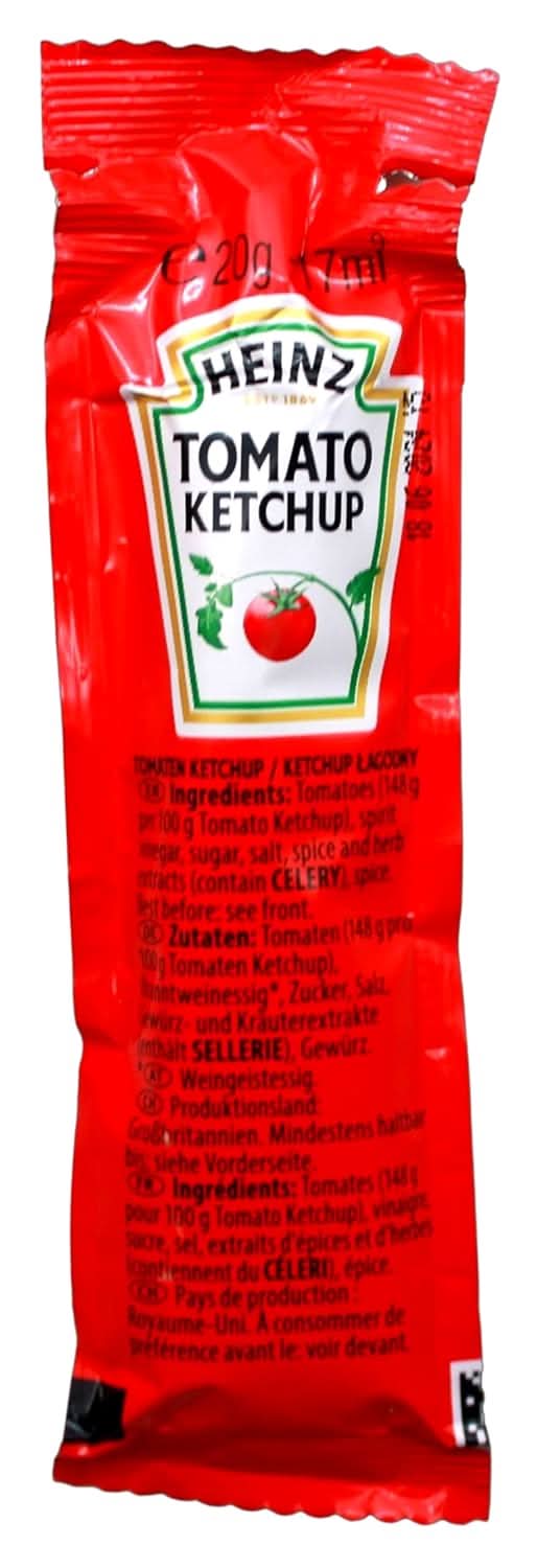 Heinz Tomato Ketchup Classic – Tomatenketchup in Portionsbeutel – 100 x 17 ml - Image 4