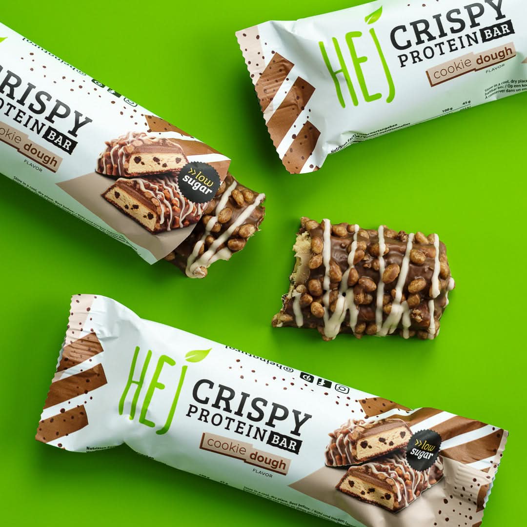 HEJ Crispy Bar Proteinriegel Cookie Dough 45g - Image 3