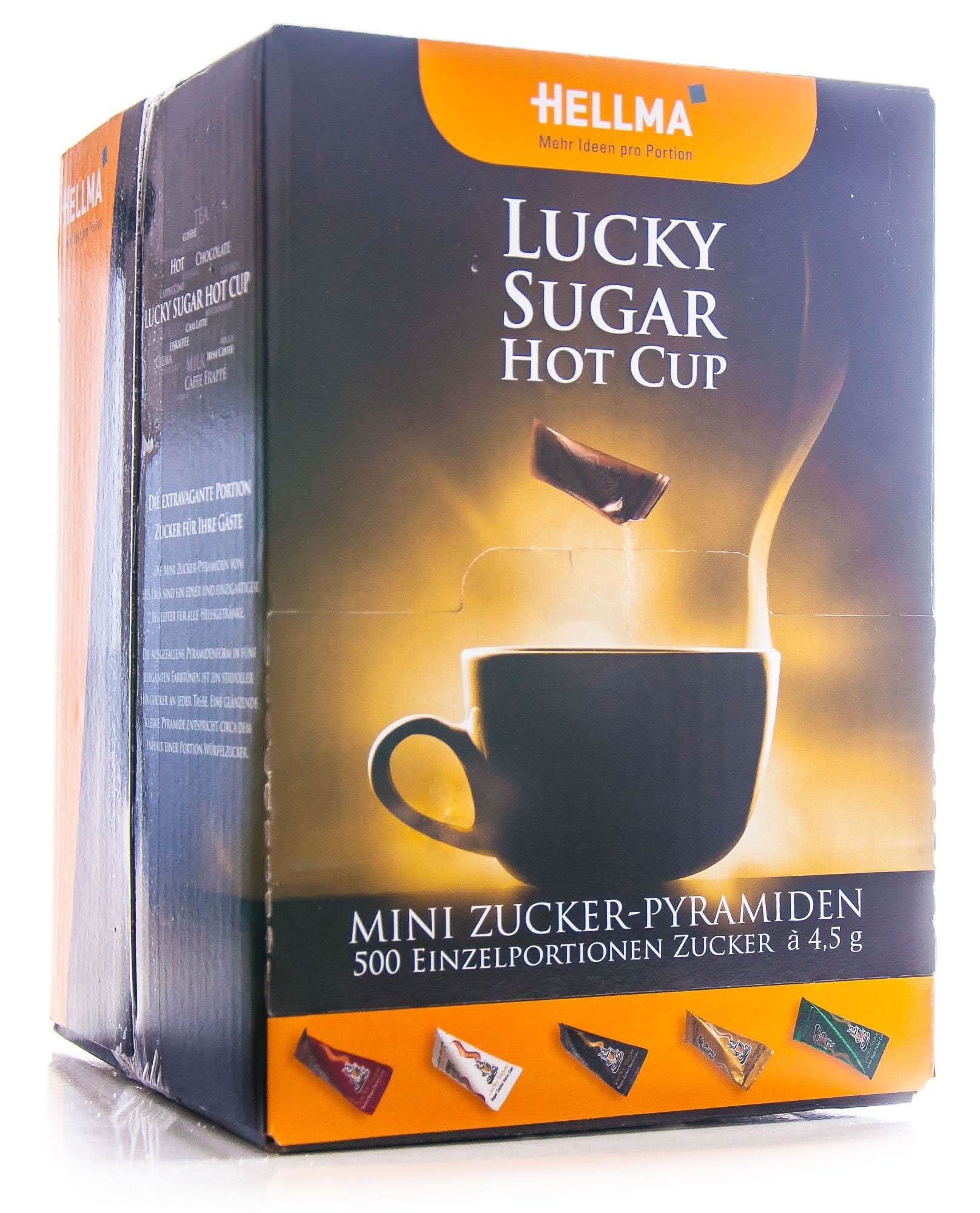 HELLMA Zucker Lucky Hot Cup - 500 Portionen á 4,5g - Image 2