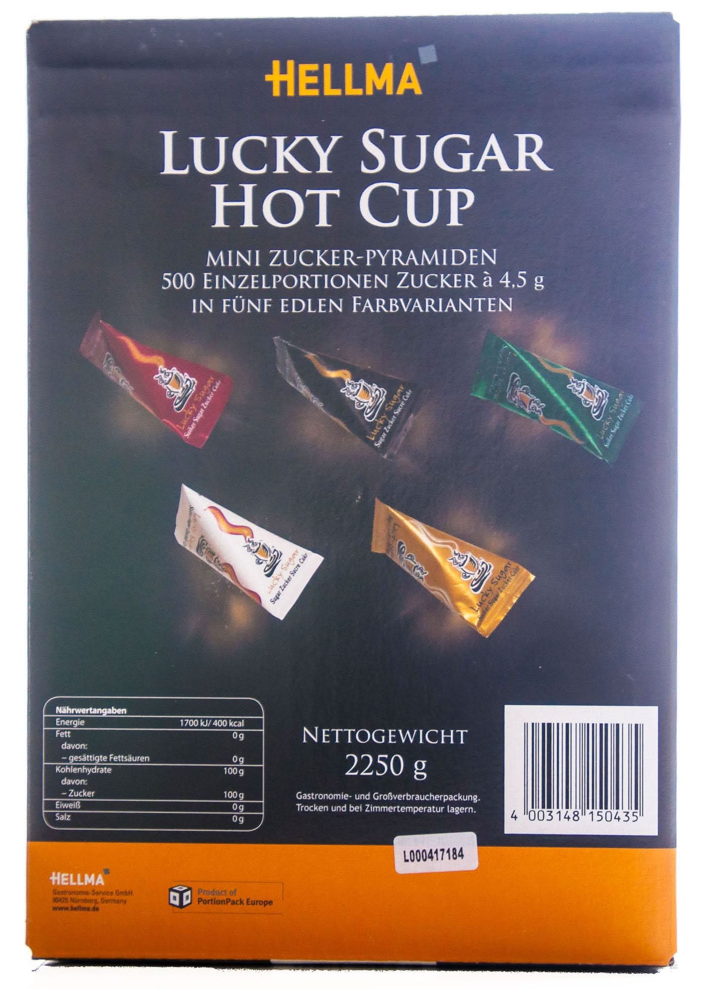 HELLMA Zucker Lucky Hot Cup - 500 Portionen á 4,5g - Image 4