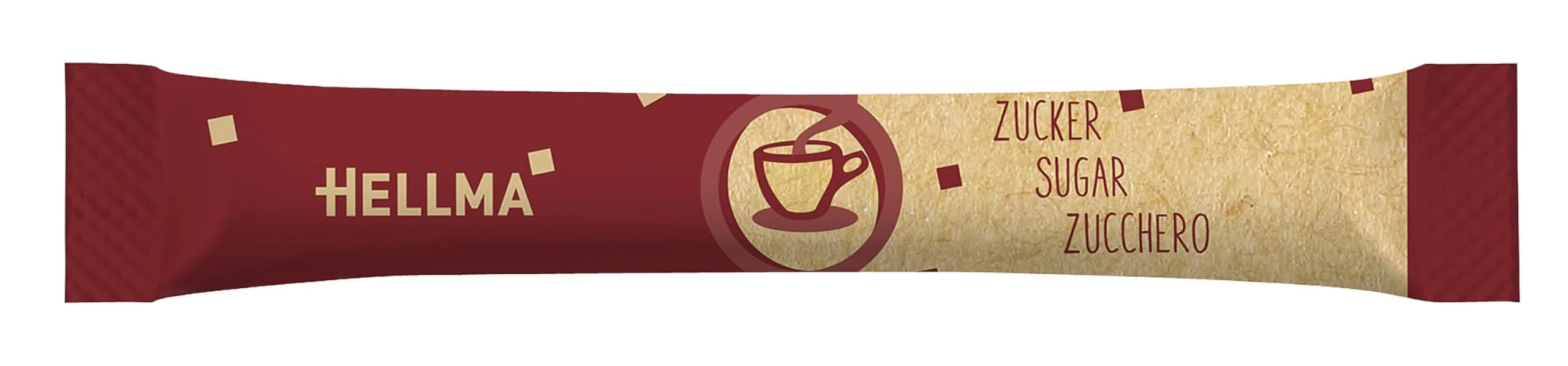 Hellma Feinzucker-Sticks 1000 Stk. je 4 g - 4 kg Vorrats-Box - Zuckertütchen einzeln, für Kaffee, Tee - Image 2