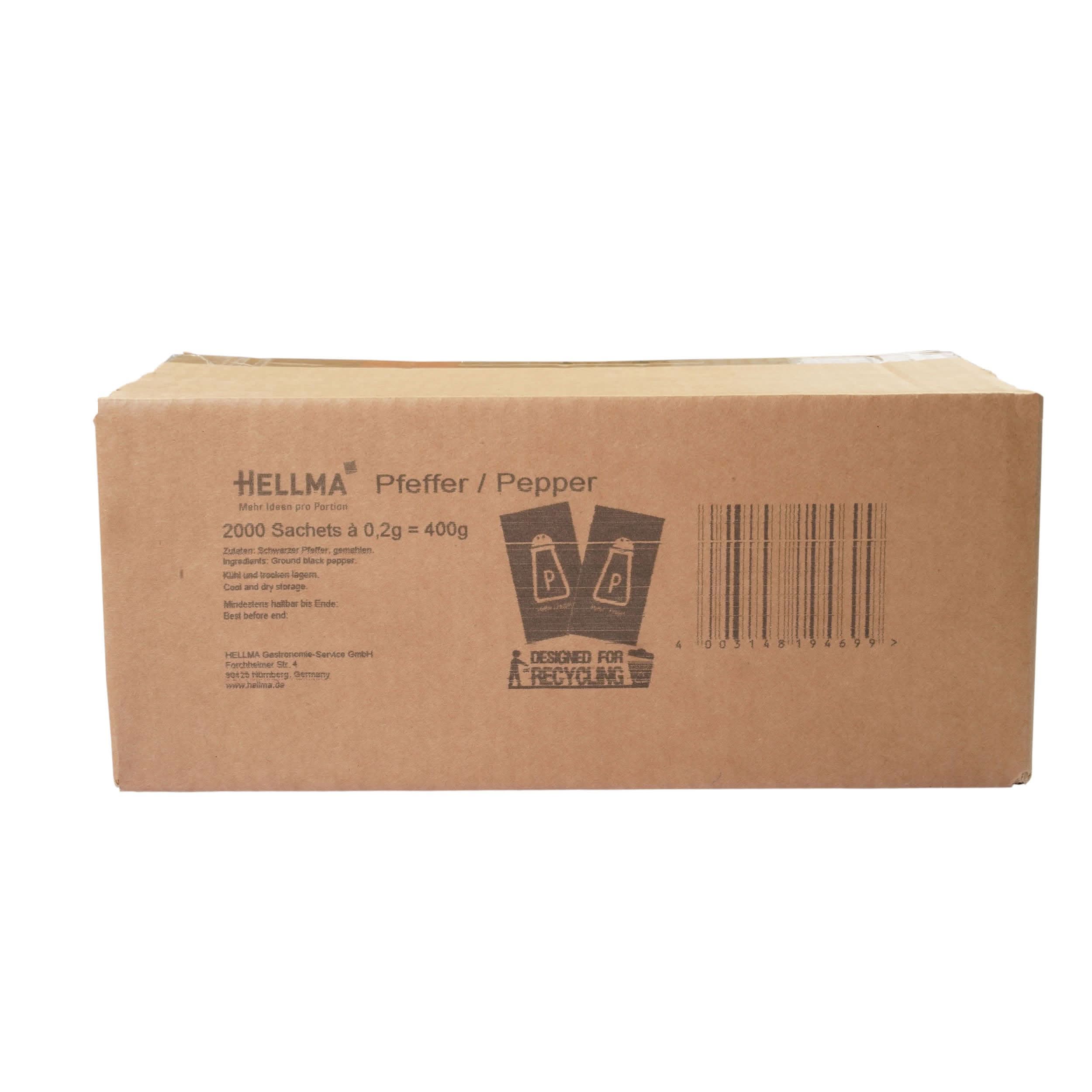 HELLMA Pfeffer-Sachets nachhaltig - 2000 Stück - Image 3