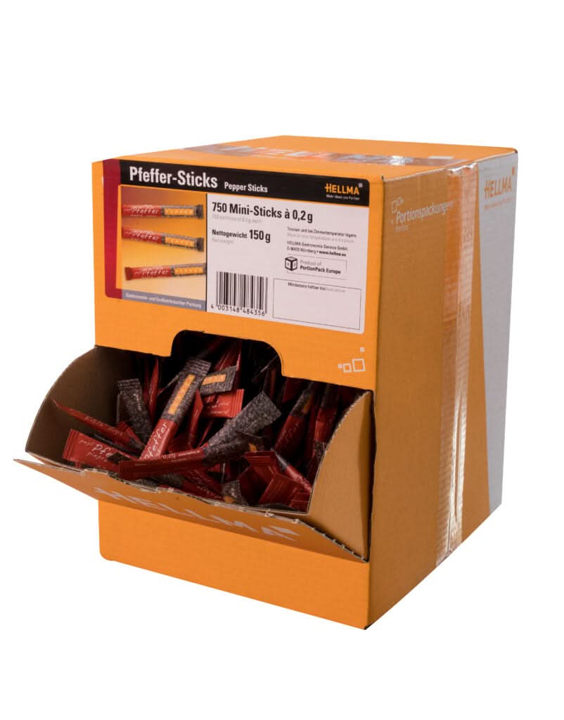 Hellma Pfeffersticks – 750x0,2g – Gewürze im praktischen Stäbchen-Format - Image 2
