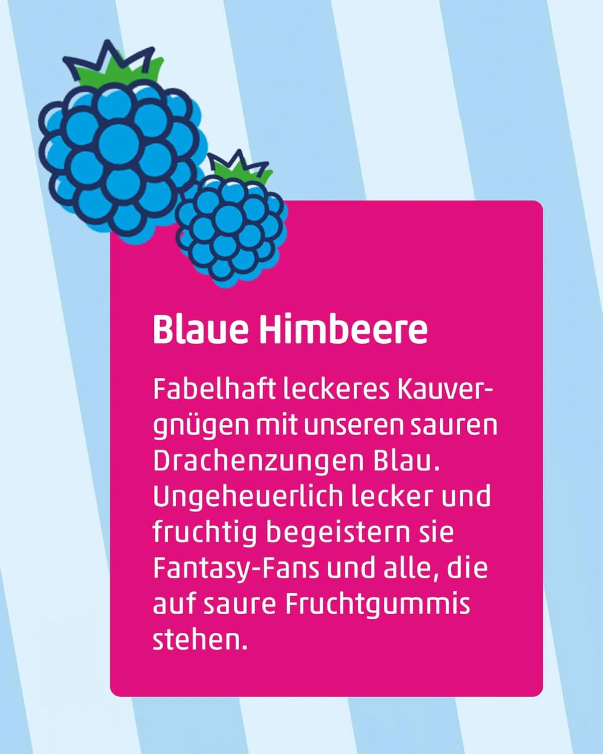 hitschies Saure Drachenzungen blau 125g - Image 3