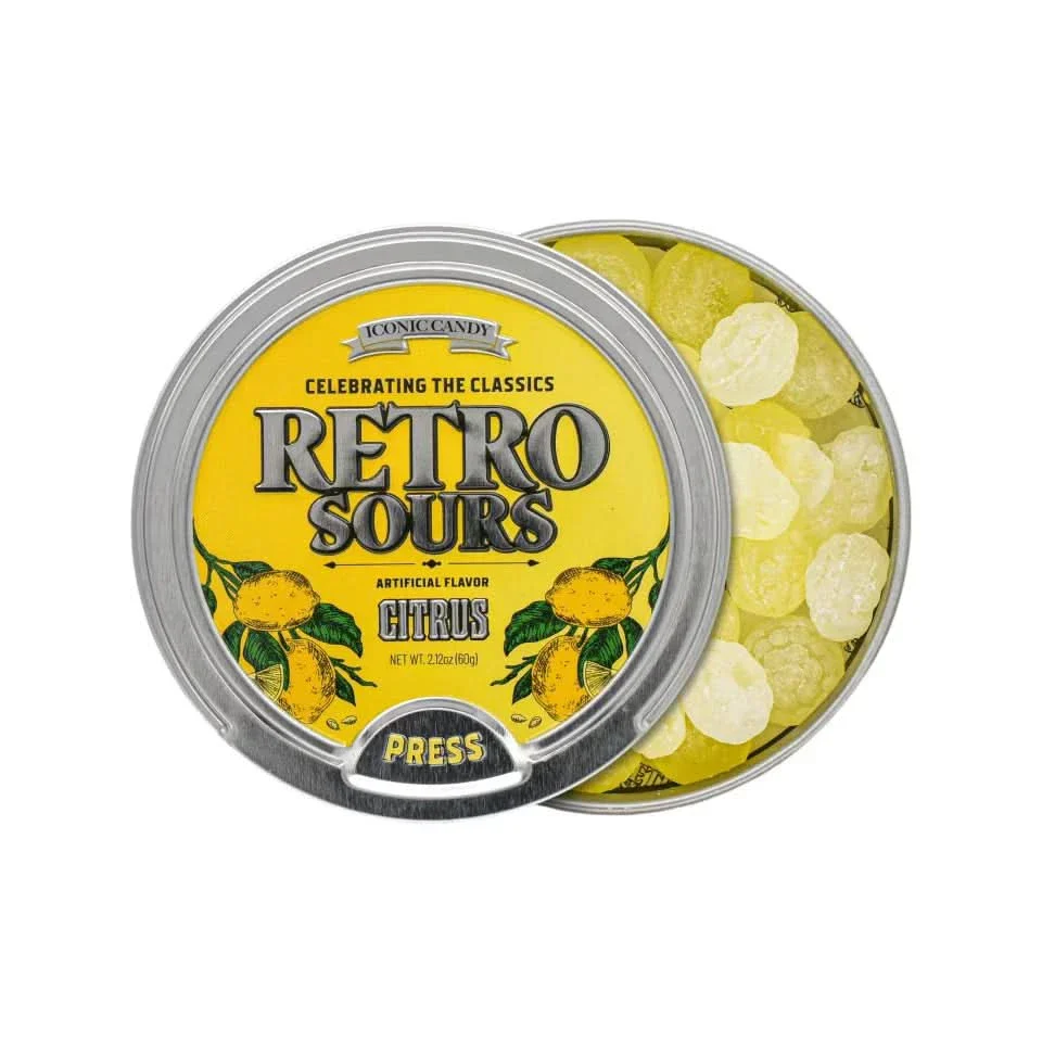 Iconic Retro Sours Citrus 60g - Image 2