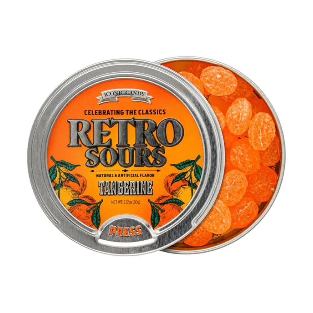 Iconic Retro Sours Tangerine 60g - Image 2