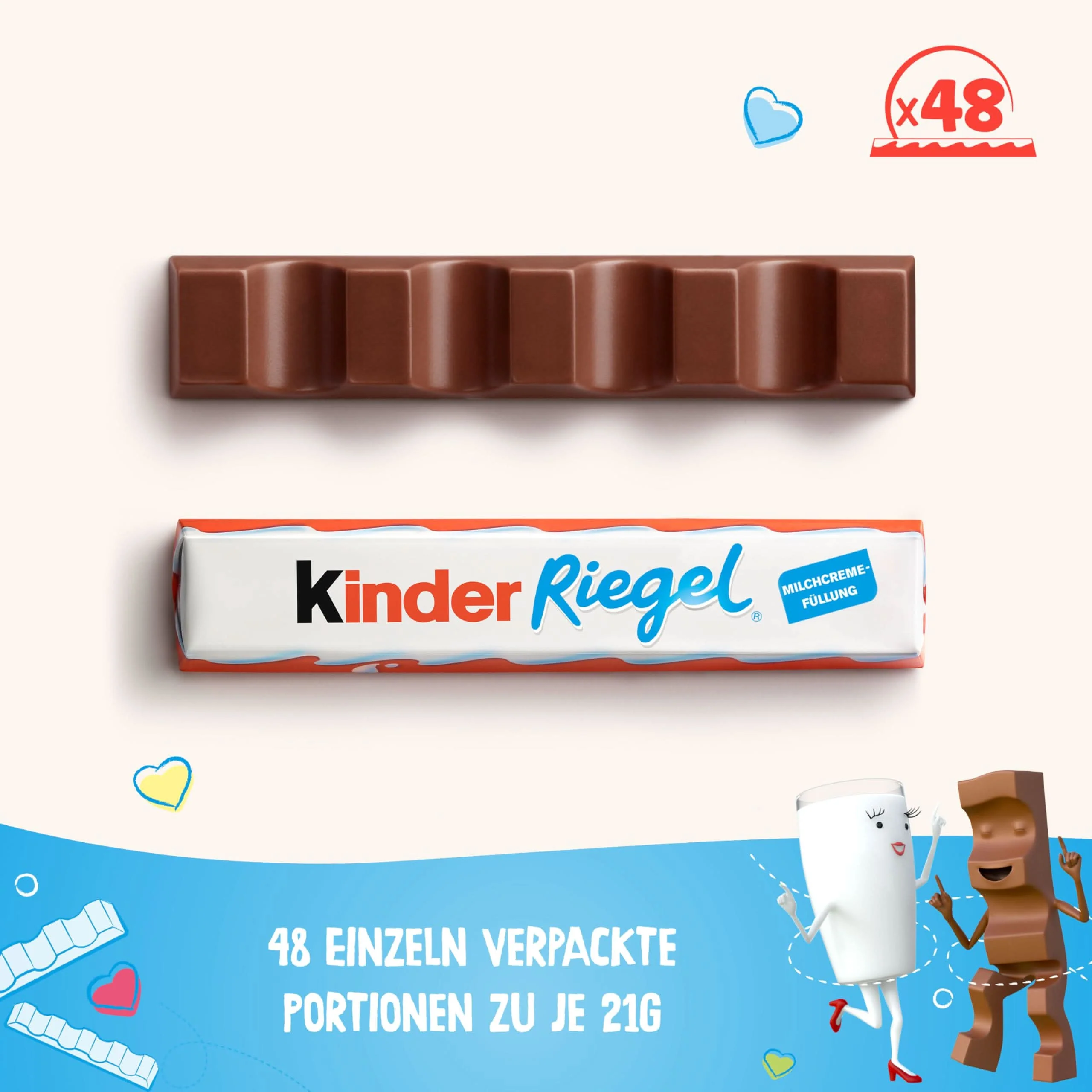 Kinder Riegel 1kg XXL-Packung – 48 x 21g - Image 4