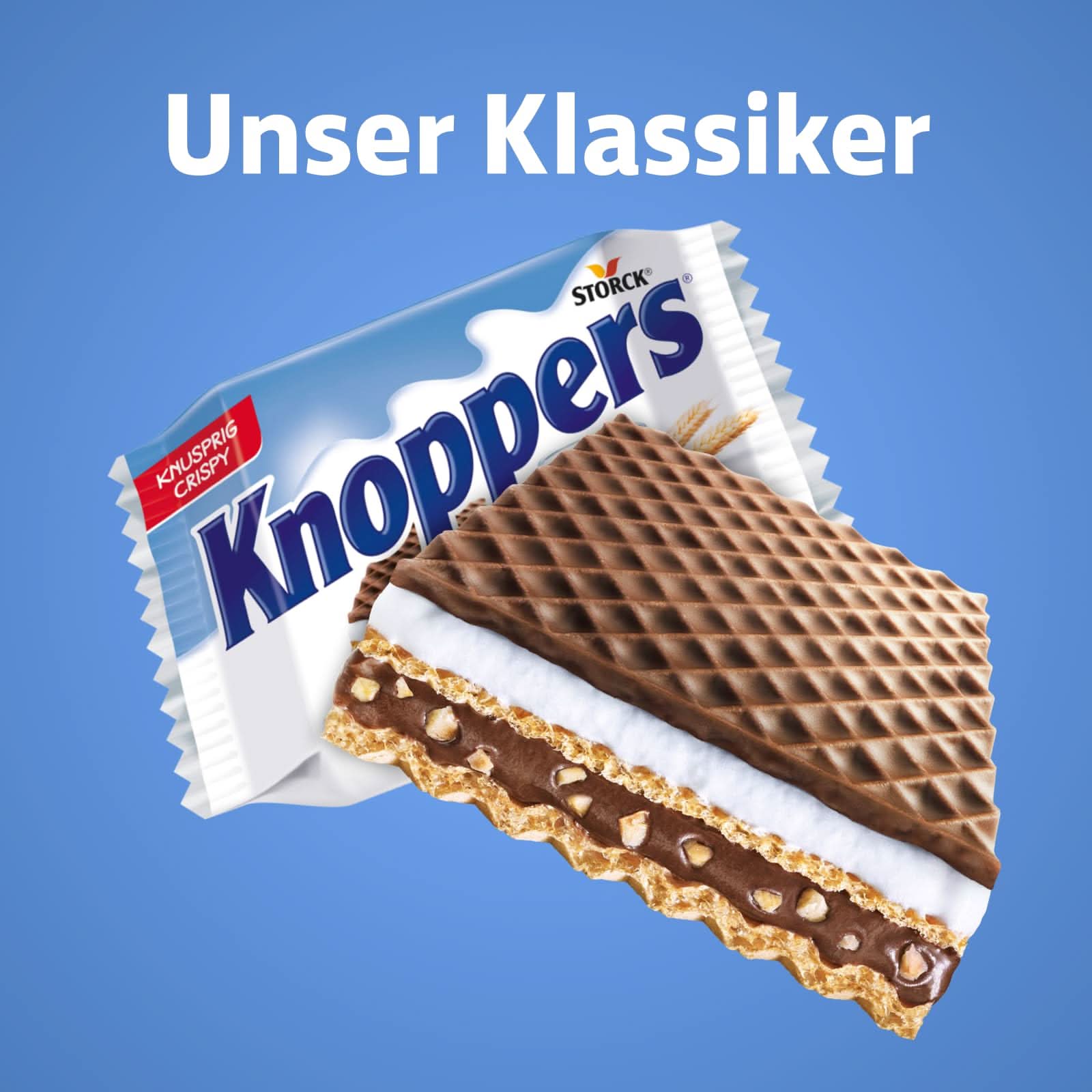 Knoppers – 24 x 25g – Gefüllte Waffelschnitte mit Milchcreme und Nougatcremefüllung - Image 3