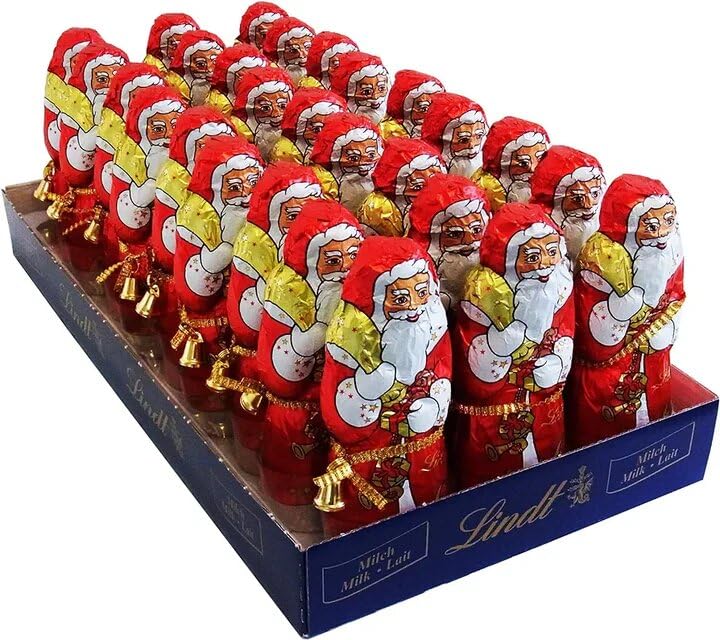 Lindt Weihnachtsmann Vollmilch-Schokolade – 33er Pack (33 × 70g) - Image 3