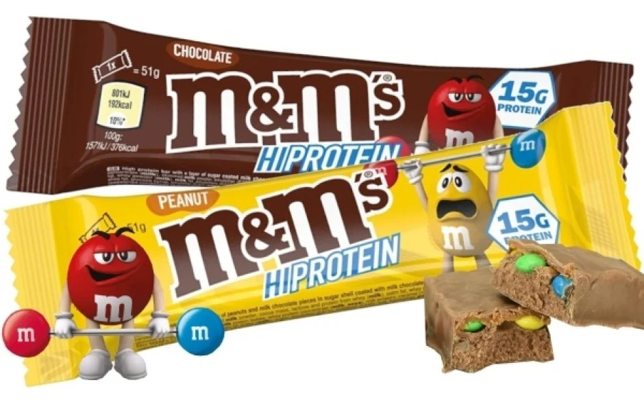 M&M's Peanut High Protein Proteinriegel 51g - Image 3