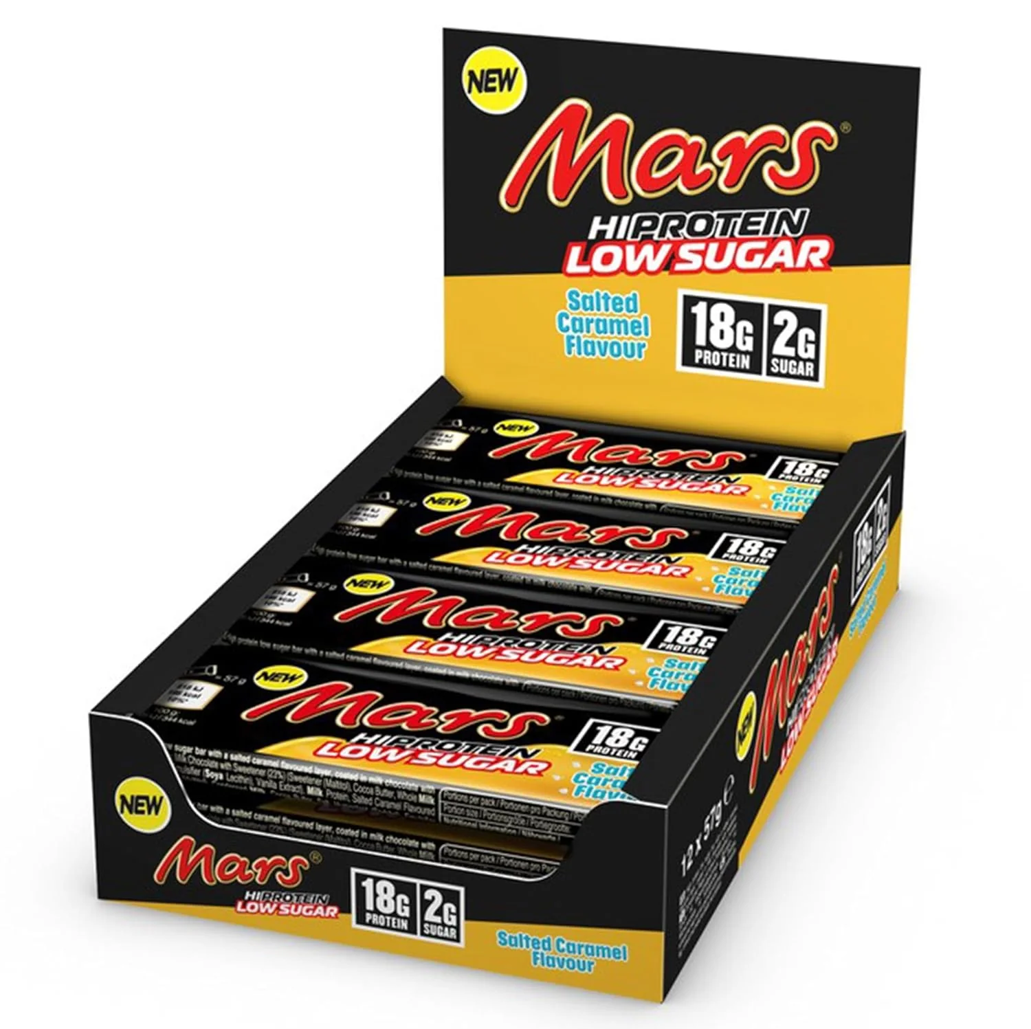 Mars Low Sugar High Protein Bar Salted Caramel 57g - Image 2