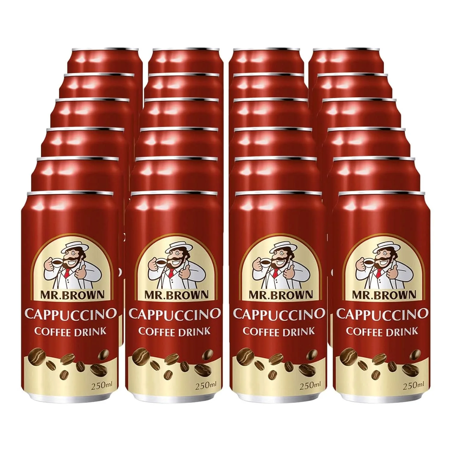 Mr. Brown Cappuccino Coffee Drink, inkl. Pfand, 24er Pack (24 x 250 ml) - Image 2