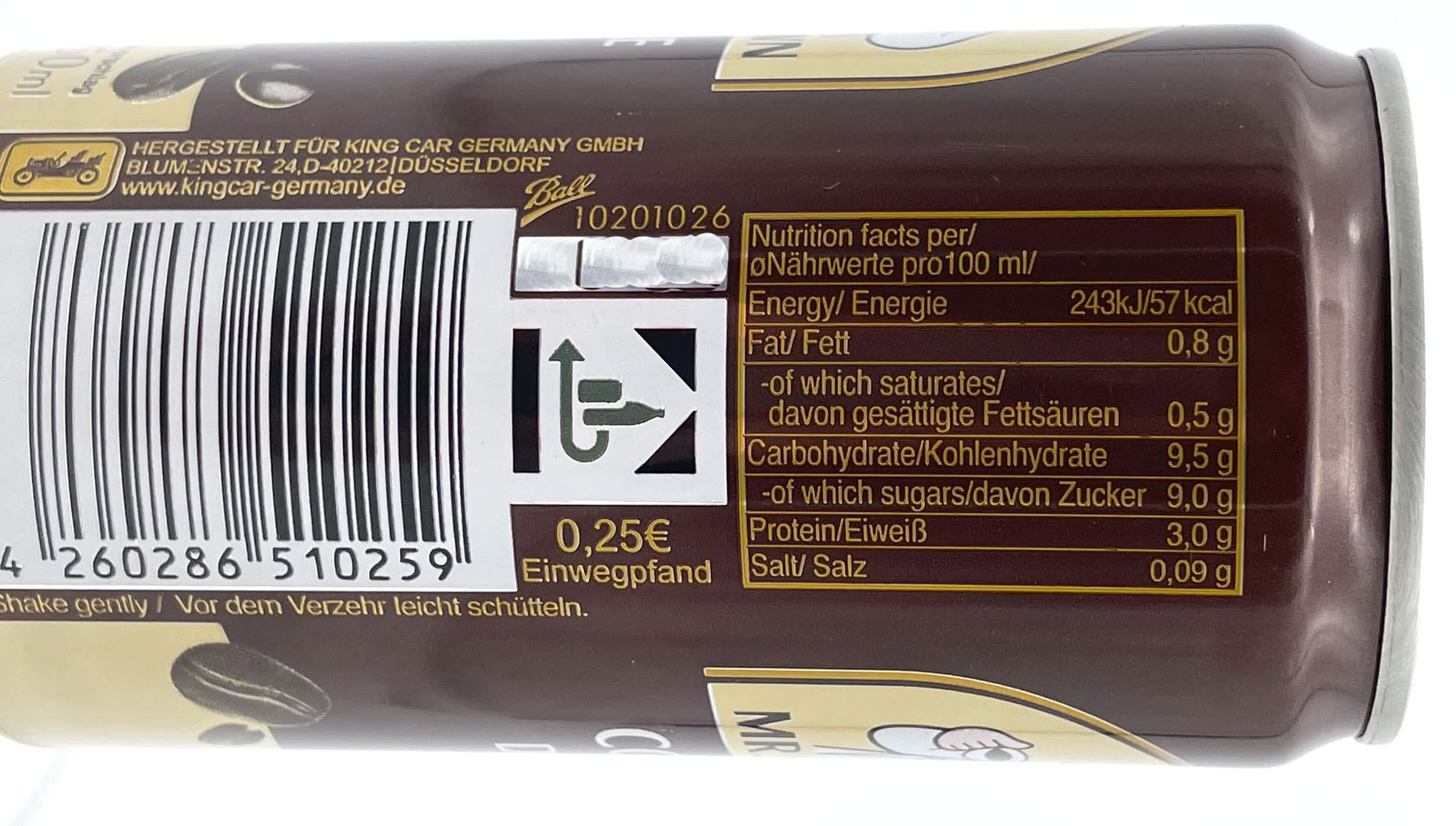 Mr. Brown Coffee Drink, inkl. Pfand, 24er Pack (24 x 250 ml) - Image 4