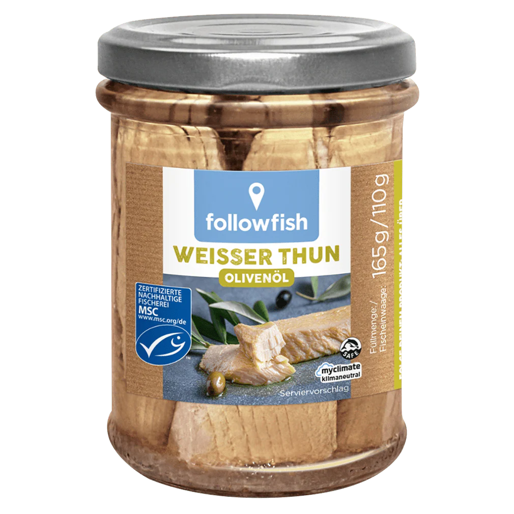 Followfood Weißer Thun in Bio-Olivenöl 165g - DE-ÖKO-006 - Image 2