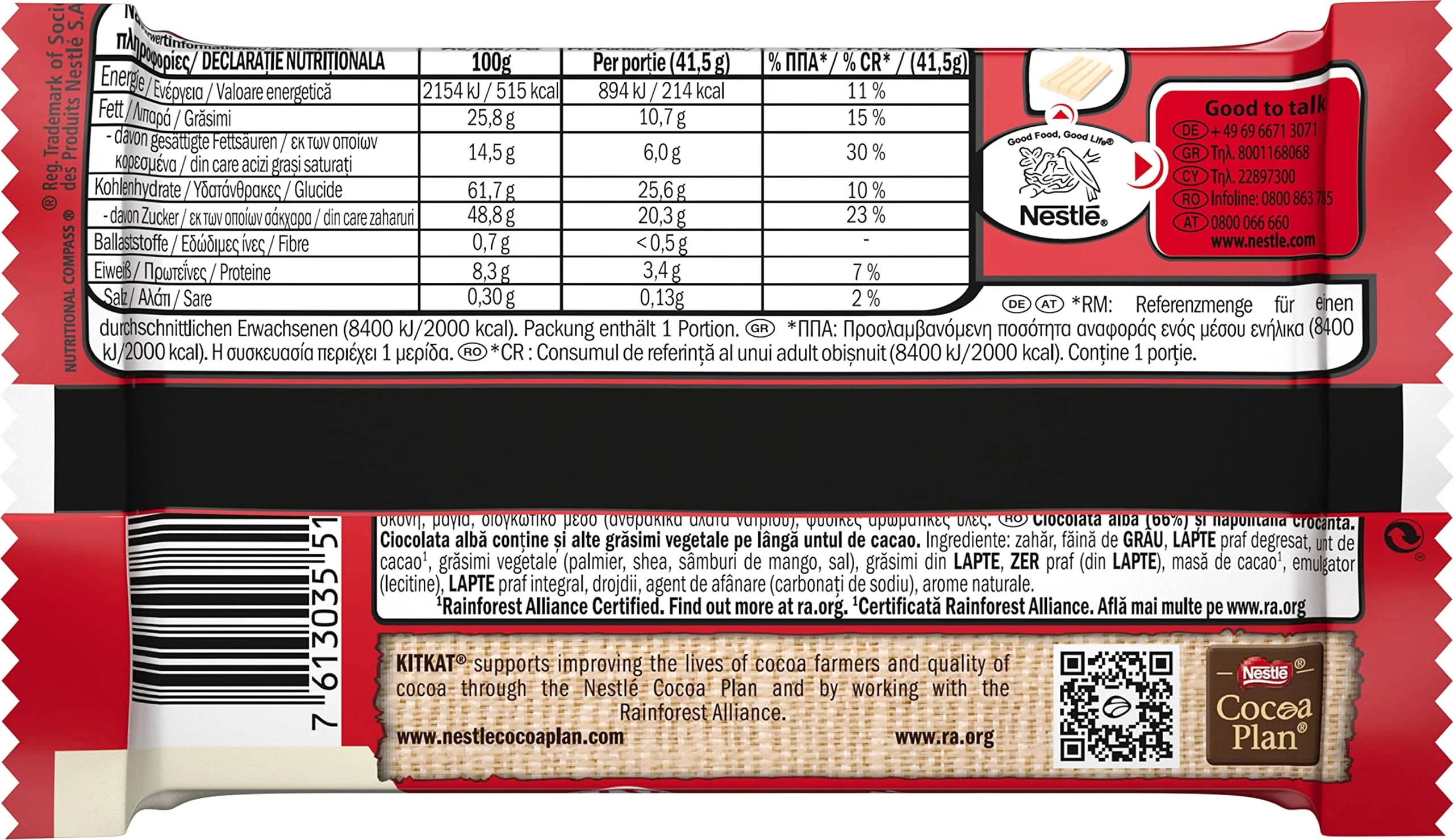 Kitkat White Schokoriegel 24 x 41,5g - Image 3