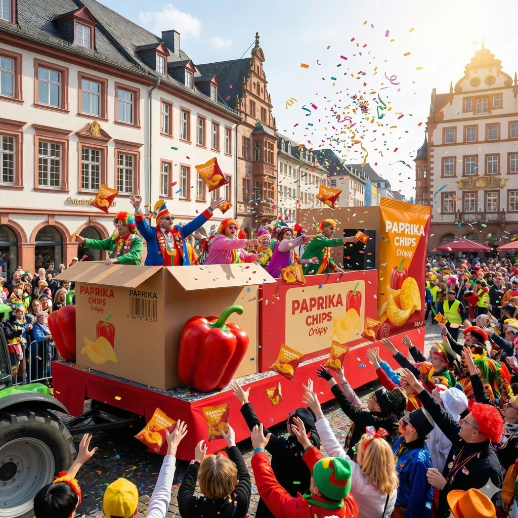 Paprika Chips als Karneval-Wurfmaterial – 40×20 g Mini-Chips einzeln verpackt - Image 5