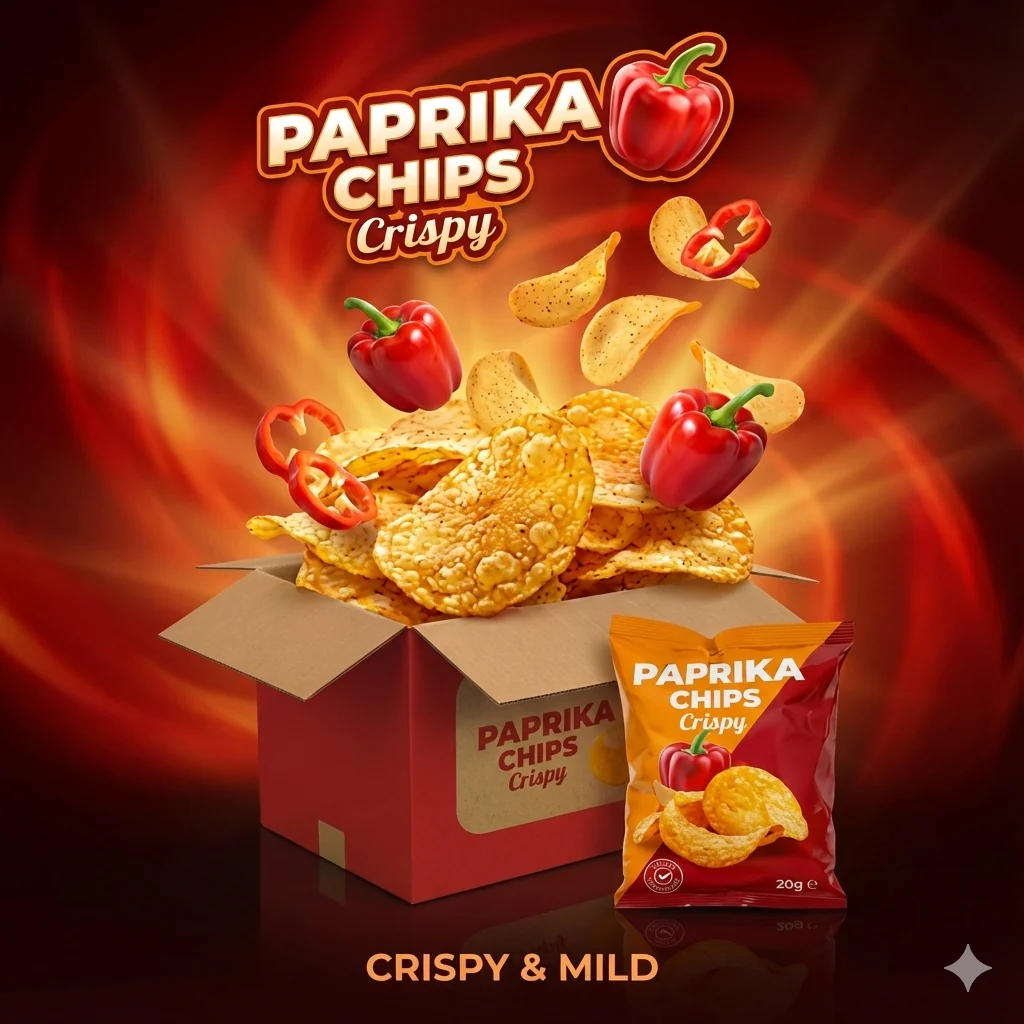 Paprika Chips als Karneval-Wurfmaterial – 40×20 g Mini-Chips einzeln verpackt - Image 8