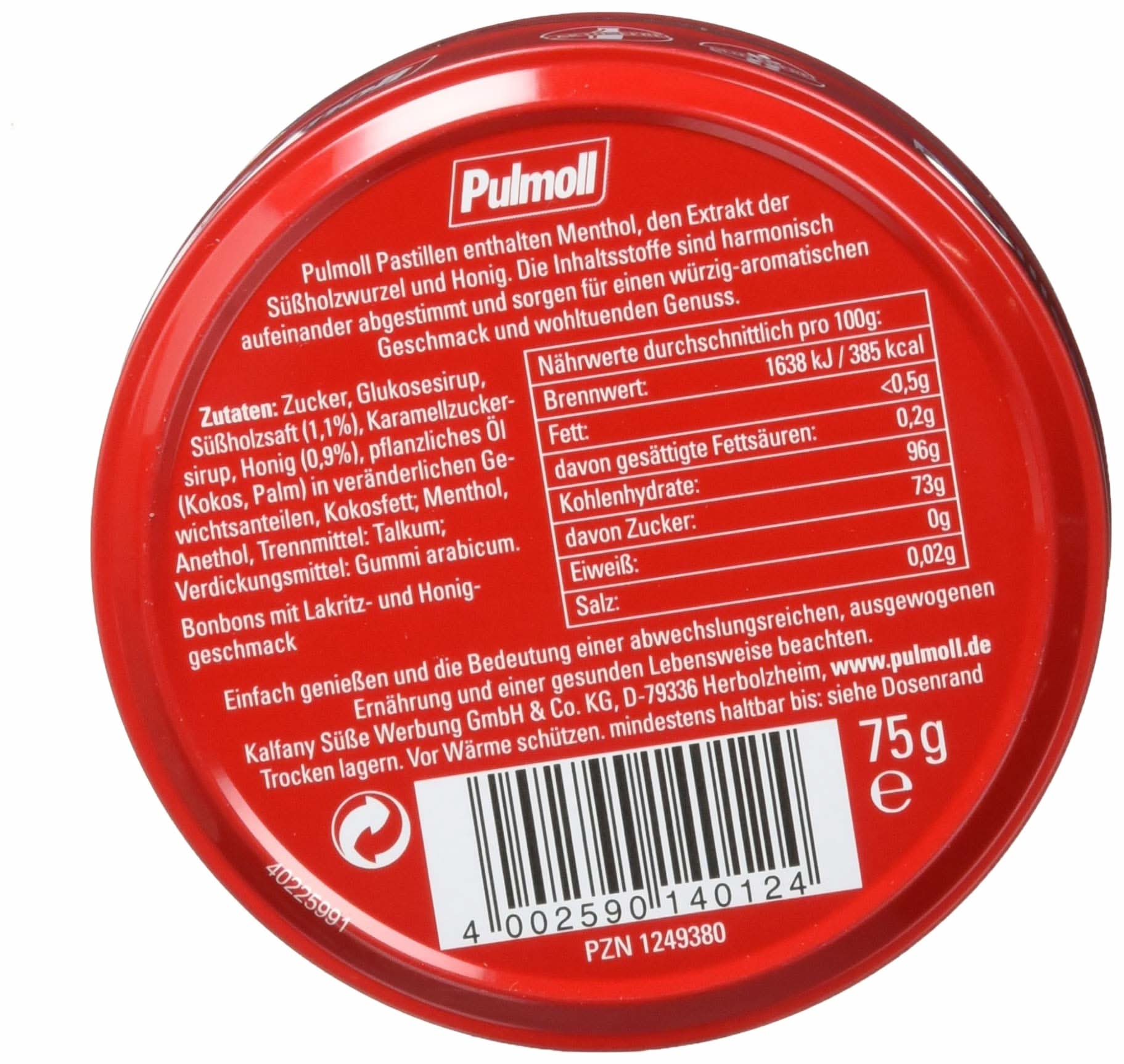 Pulmoll Classic Pastillen 10x75g - Image 4