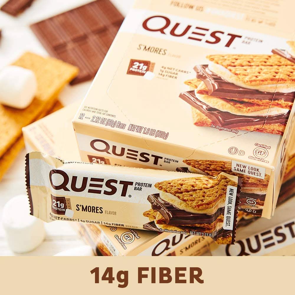 Quest Nutrition Proteinriegel Smores 60g - Image 4