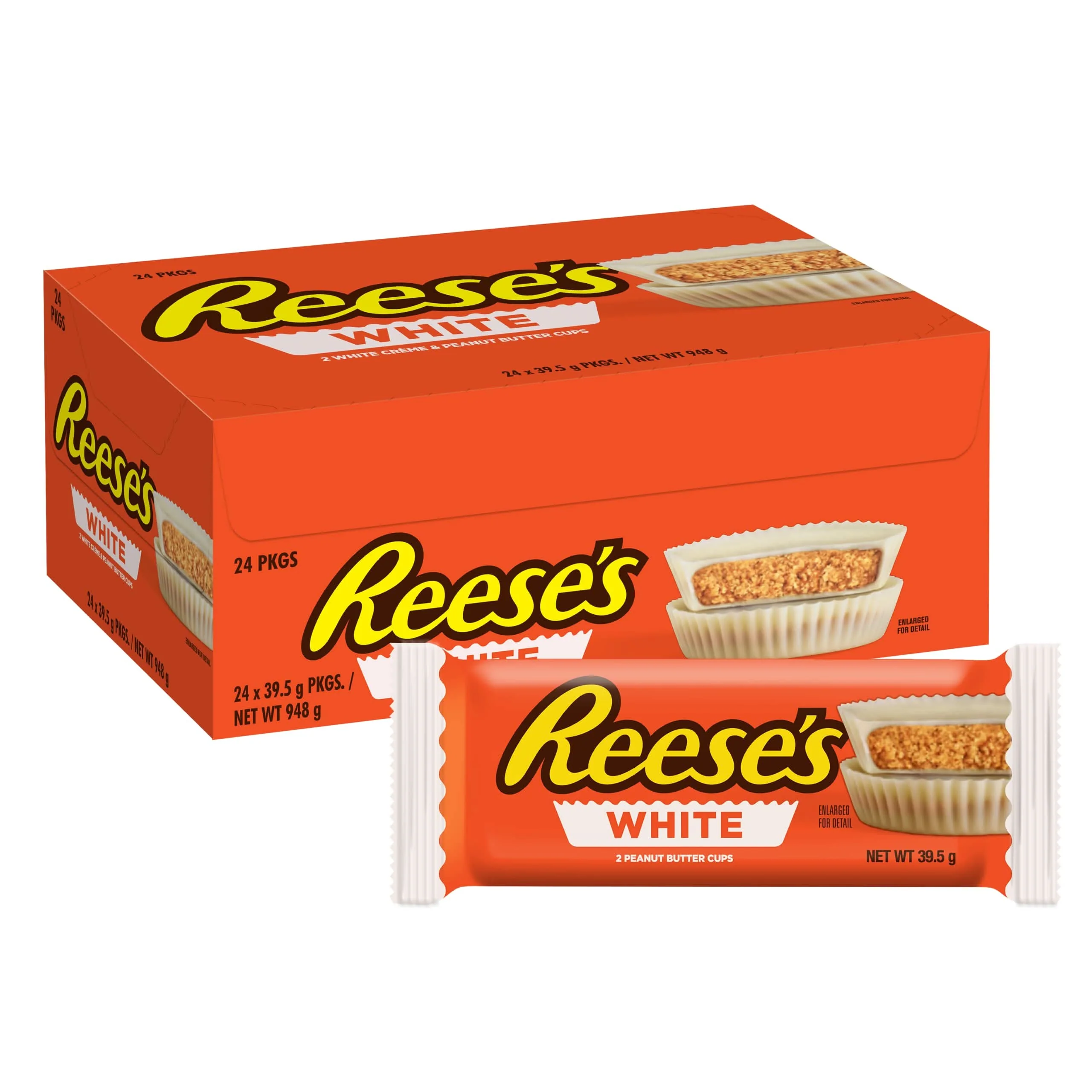 Reese's Peanut Butter Cups White - Erdnussbutter-Cups weiße Schokolade 24 Stück (24 x 39 g) - Image 4