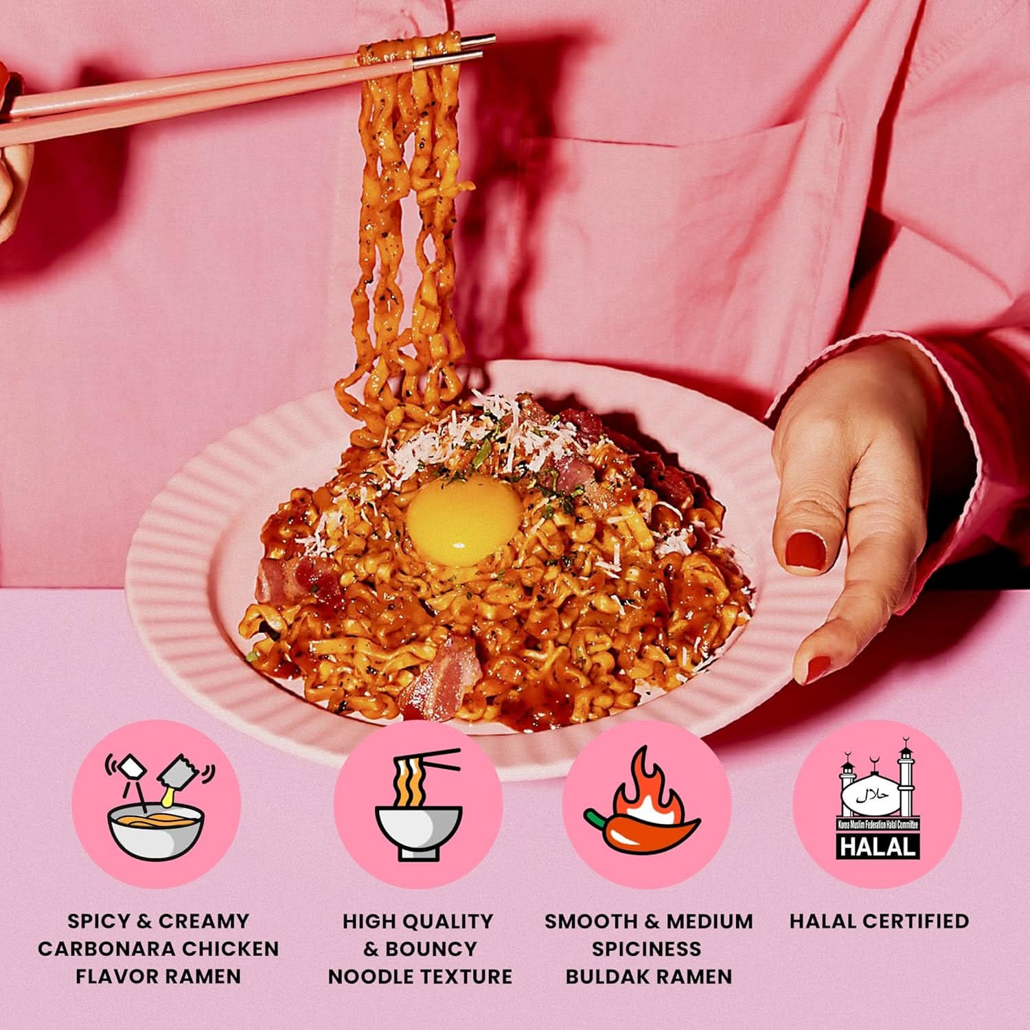 Samyang Buldak Carbonara 5er Pack - Image 4
