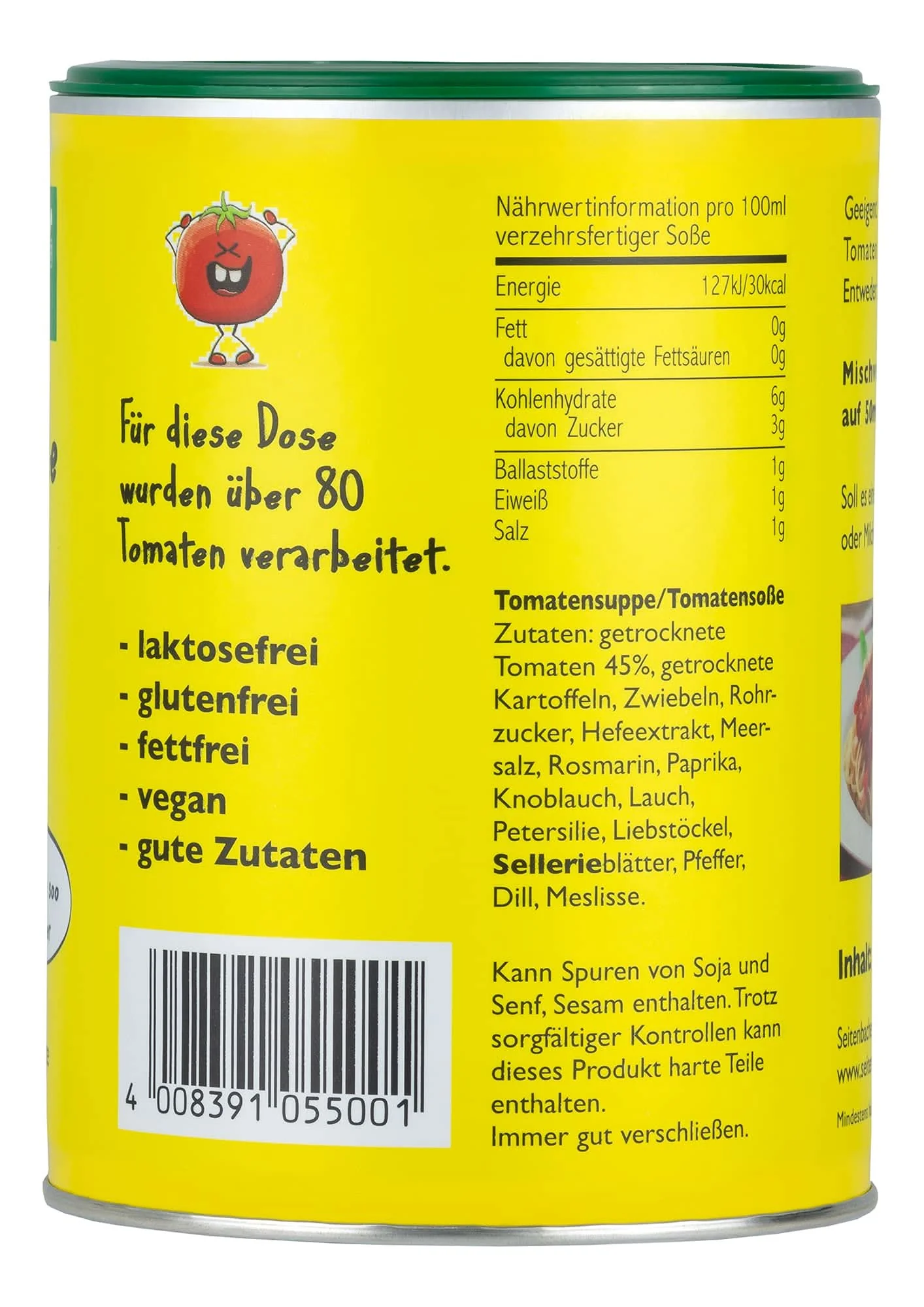 Seitenbacher Tomaten Karle | Suppe & Soße Allrounder (1x400g) - Image 3