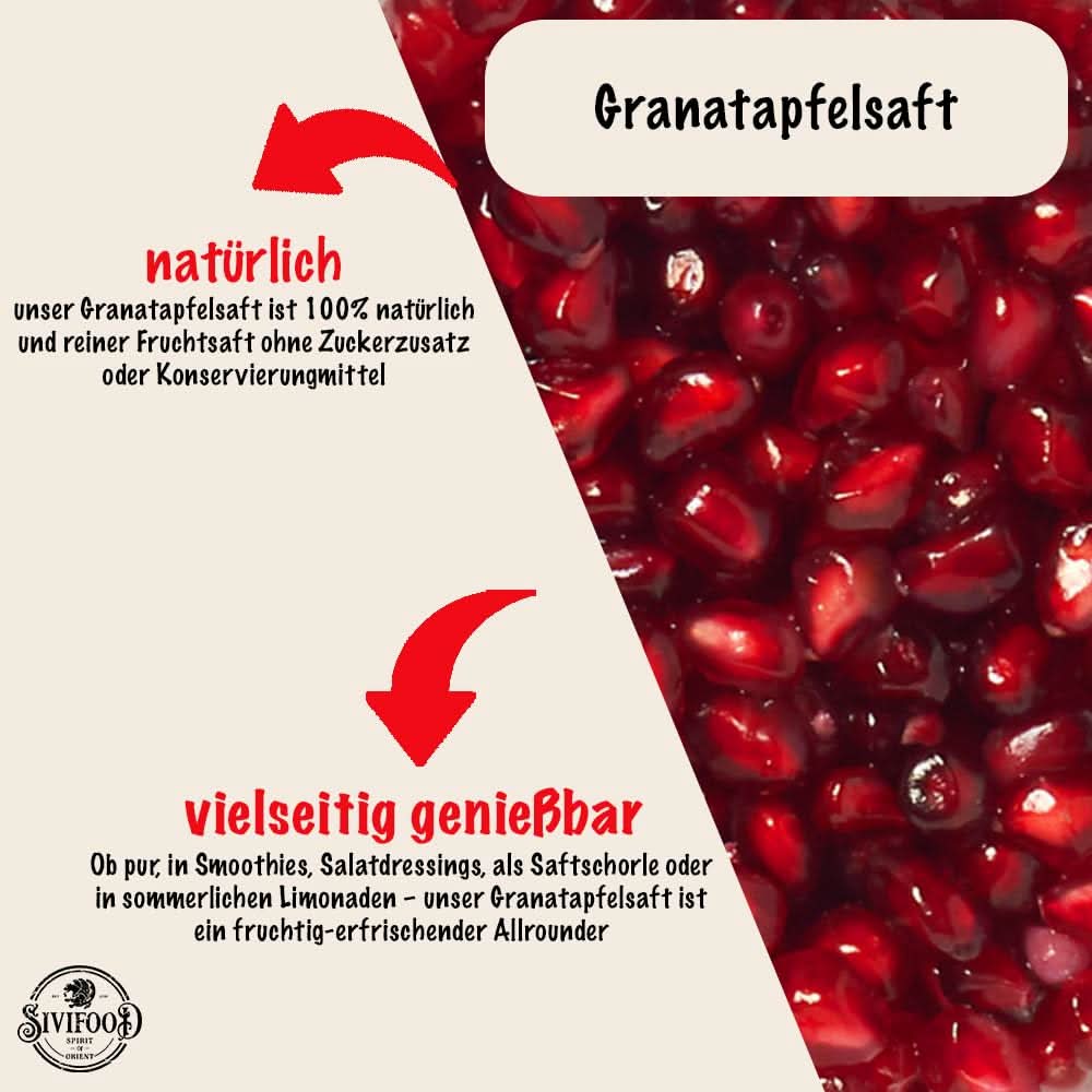SIVIFOOD Granatapfelsaft 3 Liter - Image 3