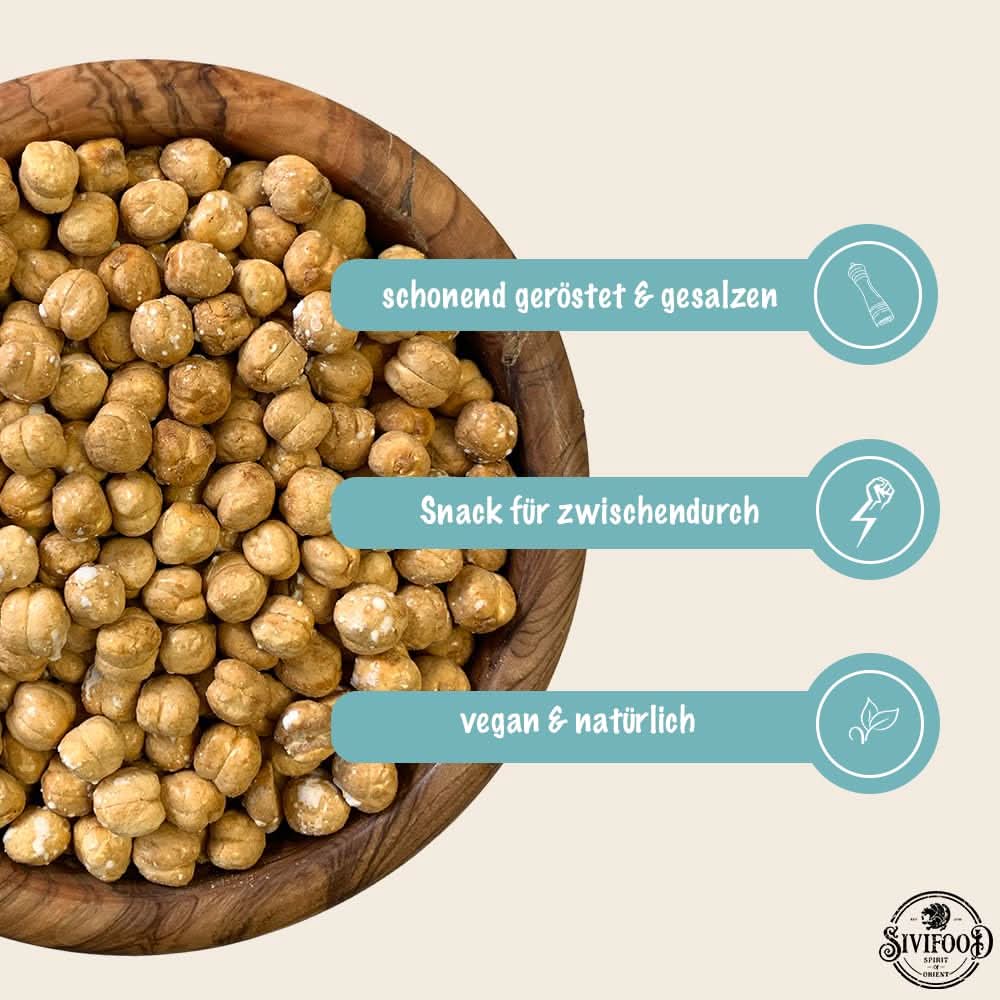 SIVIFOOD Kichererbsen geröstet und gesalzen 500g - Image 3