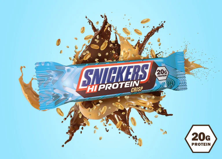 Snickers Crisp Proteinriegel 55g - Image 3