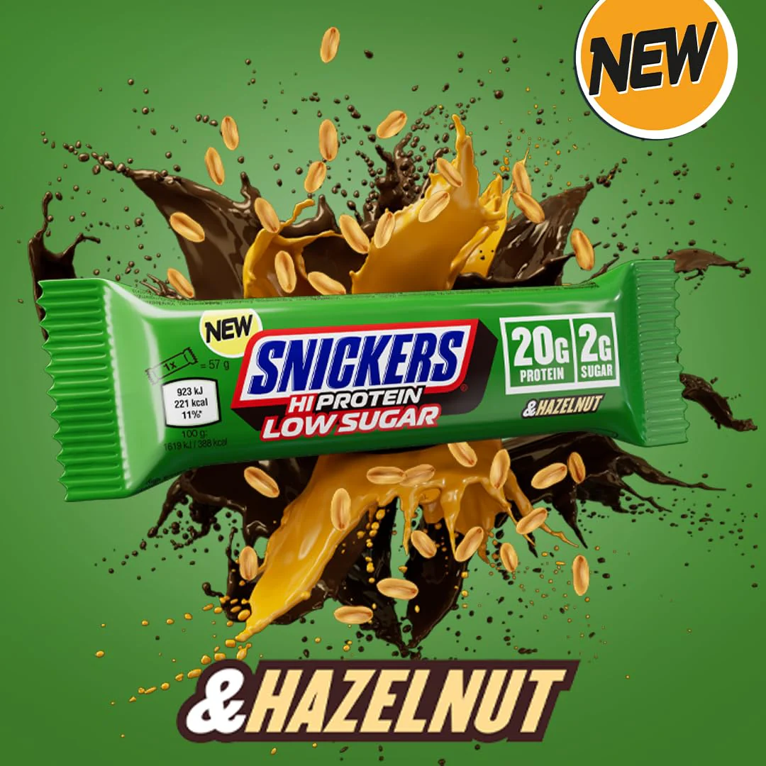 Snickers Low Sugar High Protein Bar Hazelnut 57g - Image 5